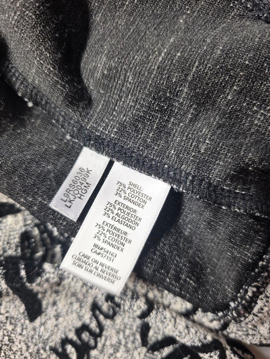 Karl Lagerfeld Karl Lagerfeld Paris Gray Black Logo Graffiti Zip Front Jack Size L / US 10 / IT 46 - 8 Thumbnail