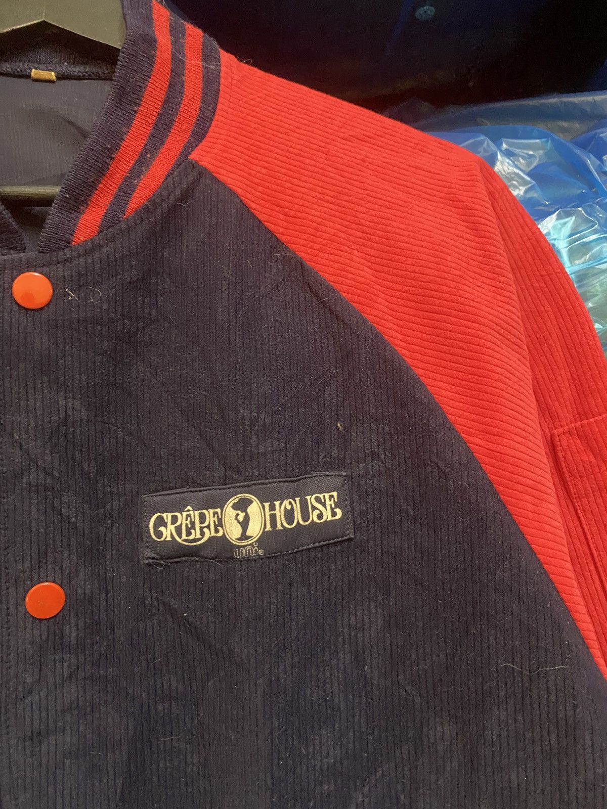 Vintage Vintage Grèbe House Japan Varsity Corduroy Jacket Size US L / EU 52-54 / 3 - 6 Thumbnail