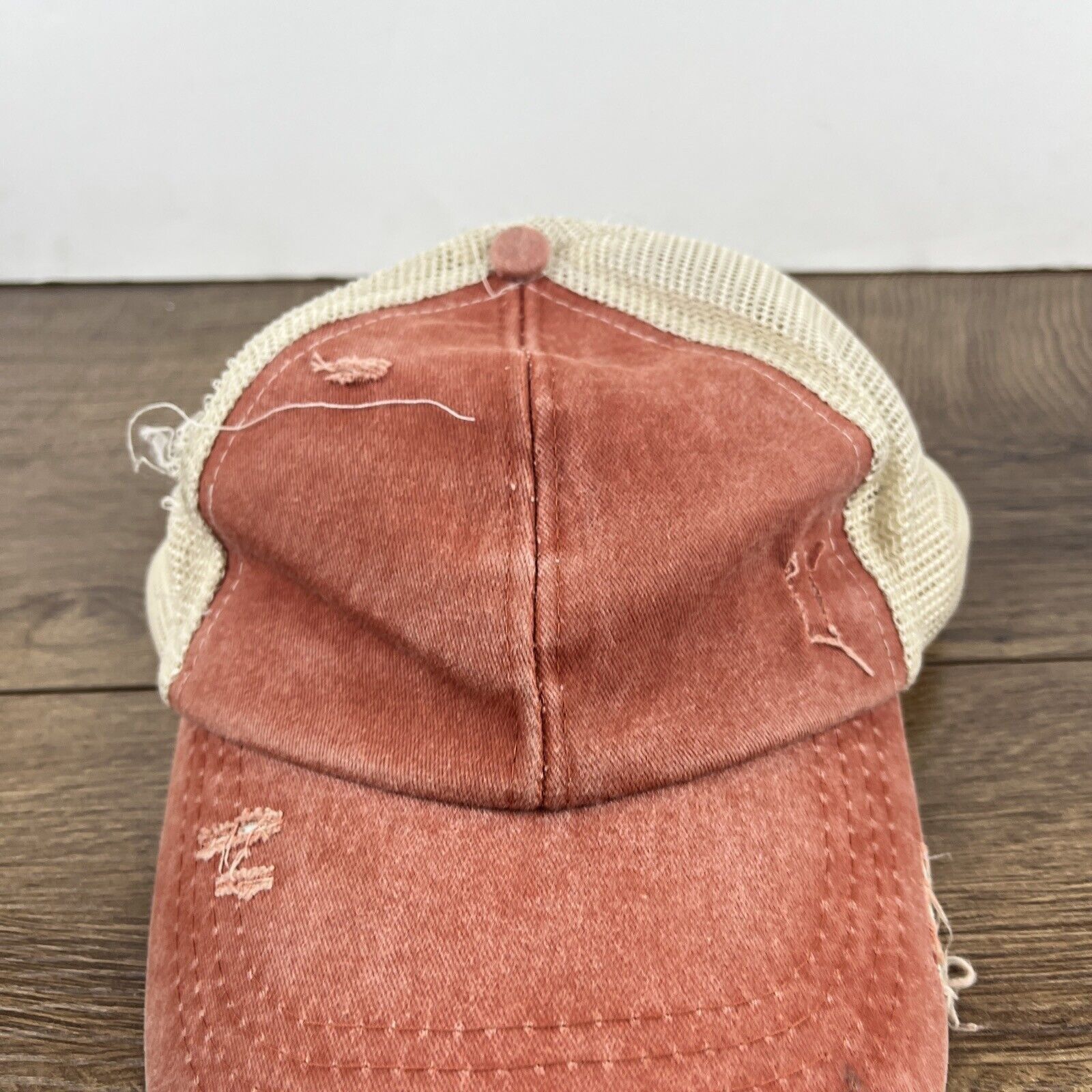 Other Faded Red Baseball Cap Red Hat Adjustable Adult Size Hat Red Size ONE SIZE - 6 Thumbnail