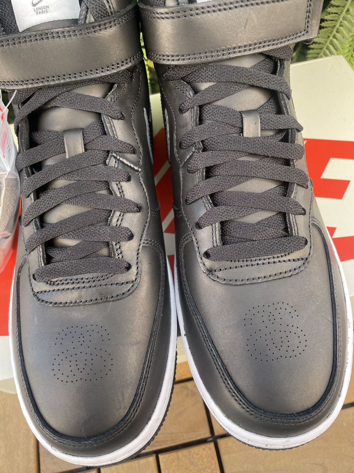 Nike × Stussy Nike x Stüssy Air Force 1 Mid "Black Snakeskin" Size US 9.5 / EU 42-43 - 6 Thumbnail