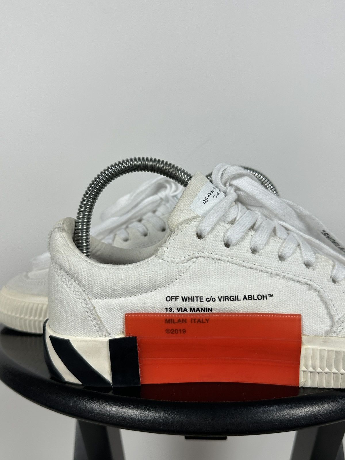 Off-White Off-White Vulcanized Virgil Abloh Low Top Sneakers Size US 7 / IT 37 - 17 Thumbnail