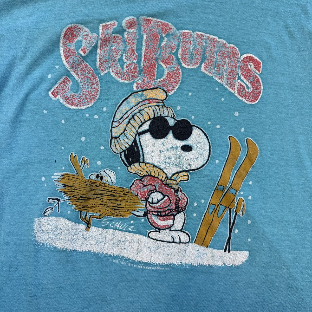 Vintage Vintage Ski Bum Snoopy Short Sleeve Shirt L Size US L / EU 52-54 / 3 - 2 Thumbnail