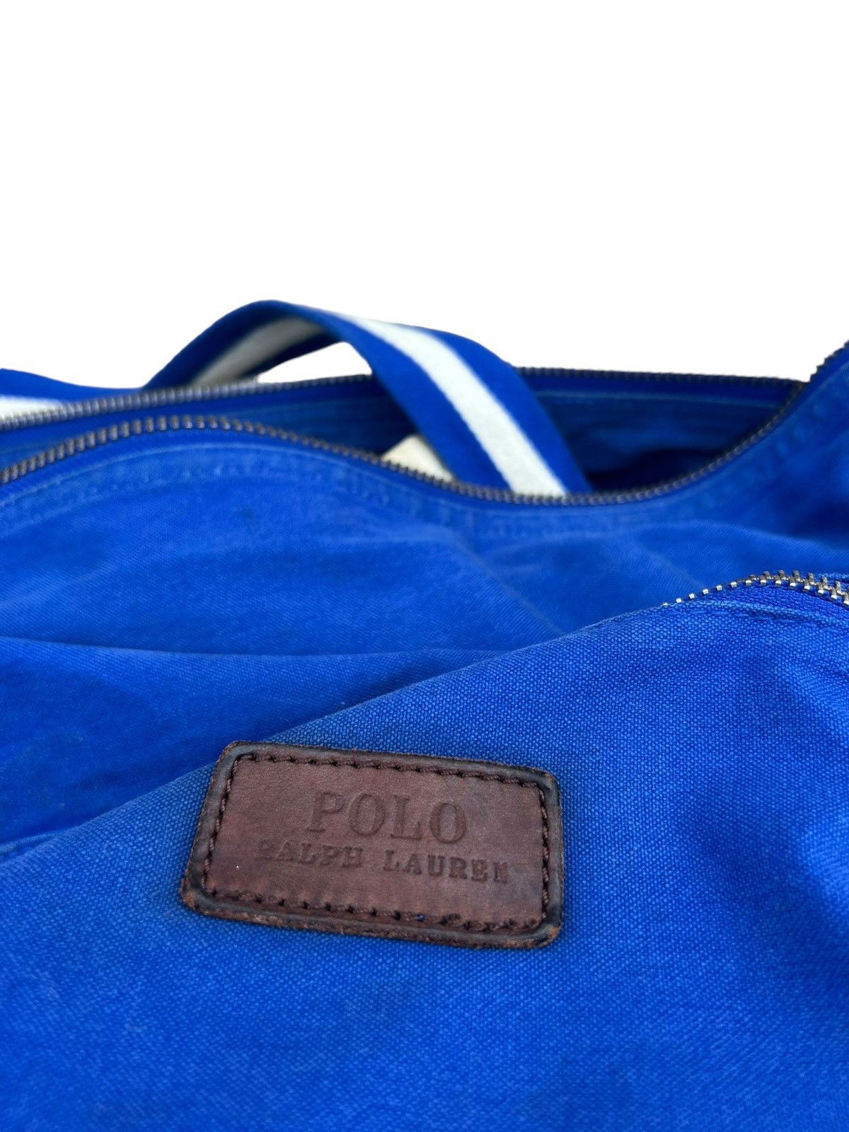 Polo Ralph Lauren Vintage Ralph Lauren Football Muddy Dirty Duffle Teavel Bag Size ONE SIZE - 22 Thumbnail