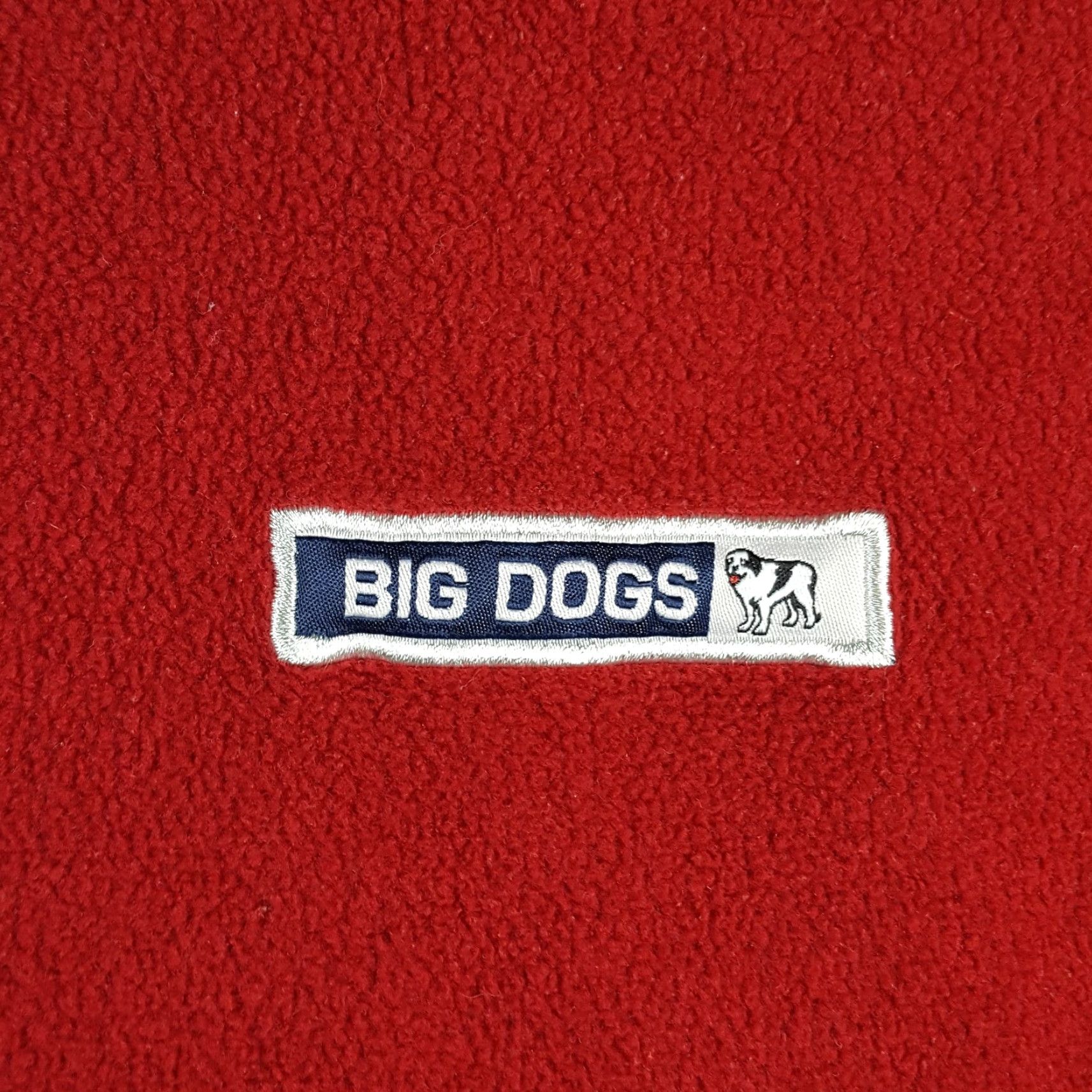 Big Dogs Y2K Big Dogs Polar Fleece 1/4 Zip Size M Vintage Pullover Windbreaker Jacket Red Size US M / EU 48-50 / 2 - 3 Thumbnail