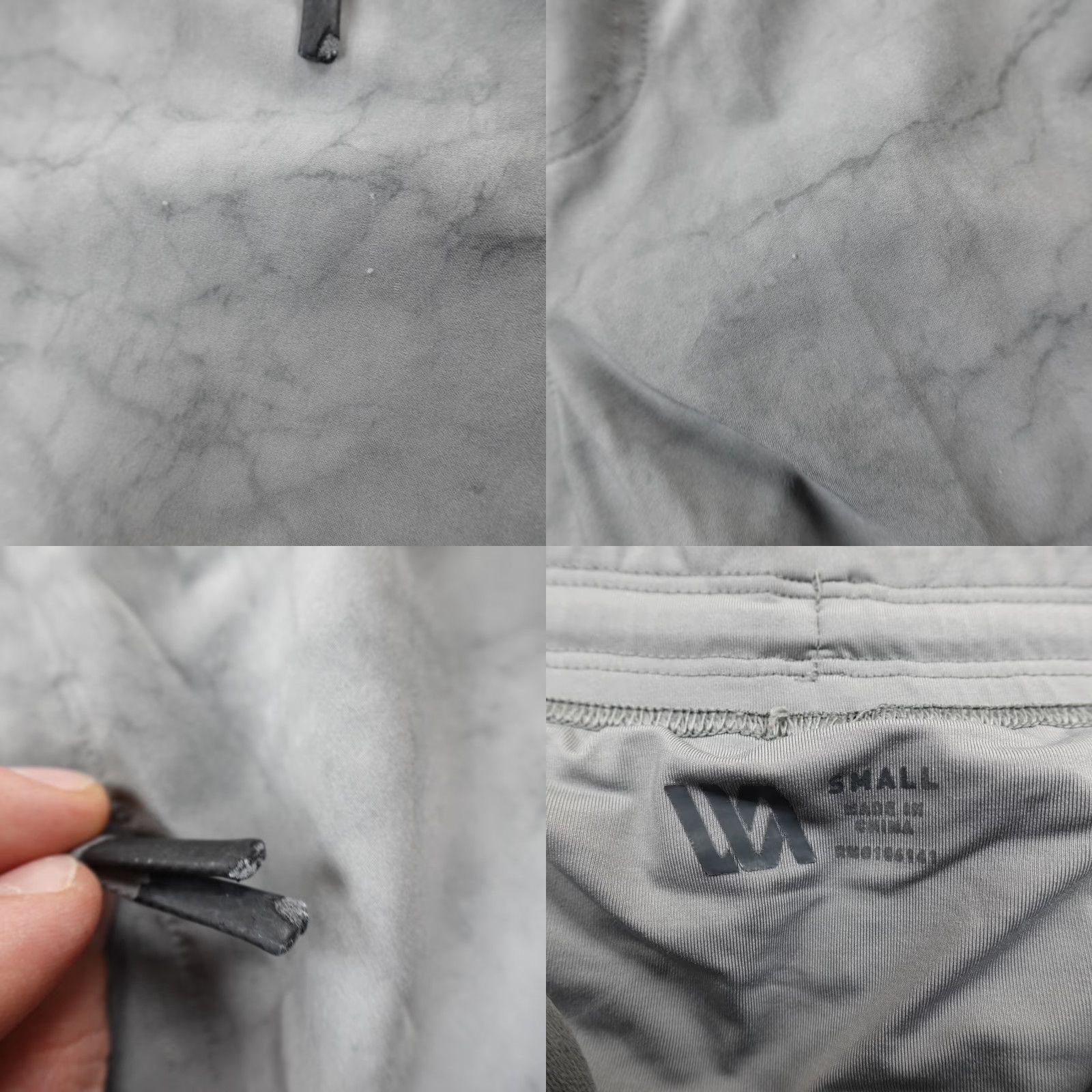 Vintage VRST Shorts Mens S Gray Drawstring Performance Lined Athletic Gym Running Train Size US 28 / EU 44 - 8 Thumbnail