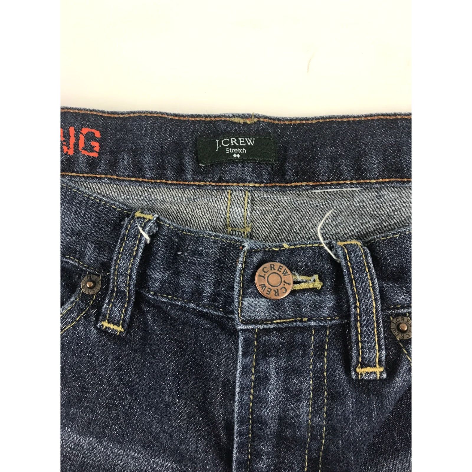 J.Crew J.CREW Jeans Women's Straight Leg Dark Wash Size 28 - Blue, Regular, 28" Inseam, 28" Waist, Pre-owned Size 28" / US 6 / IT 42 - 3 Thumbnail