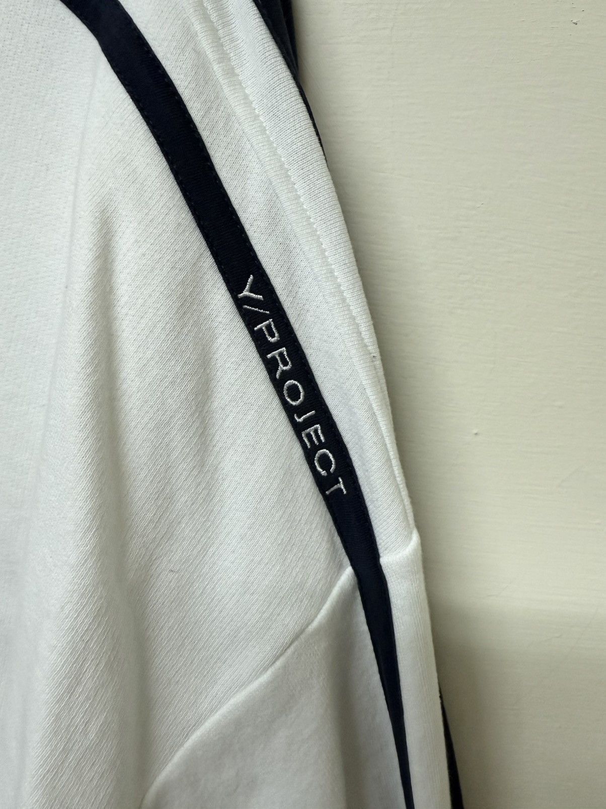 Y/Project Y/Project White and Navy Double Layer Sweatshirt Size US M / EU 48-50 / 2 - 3 Thumbnail