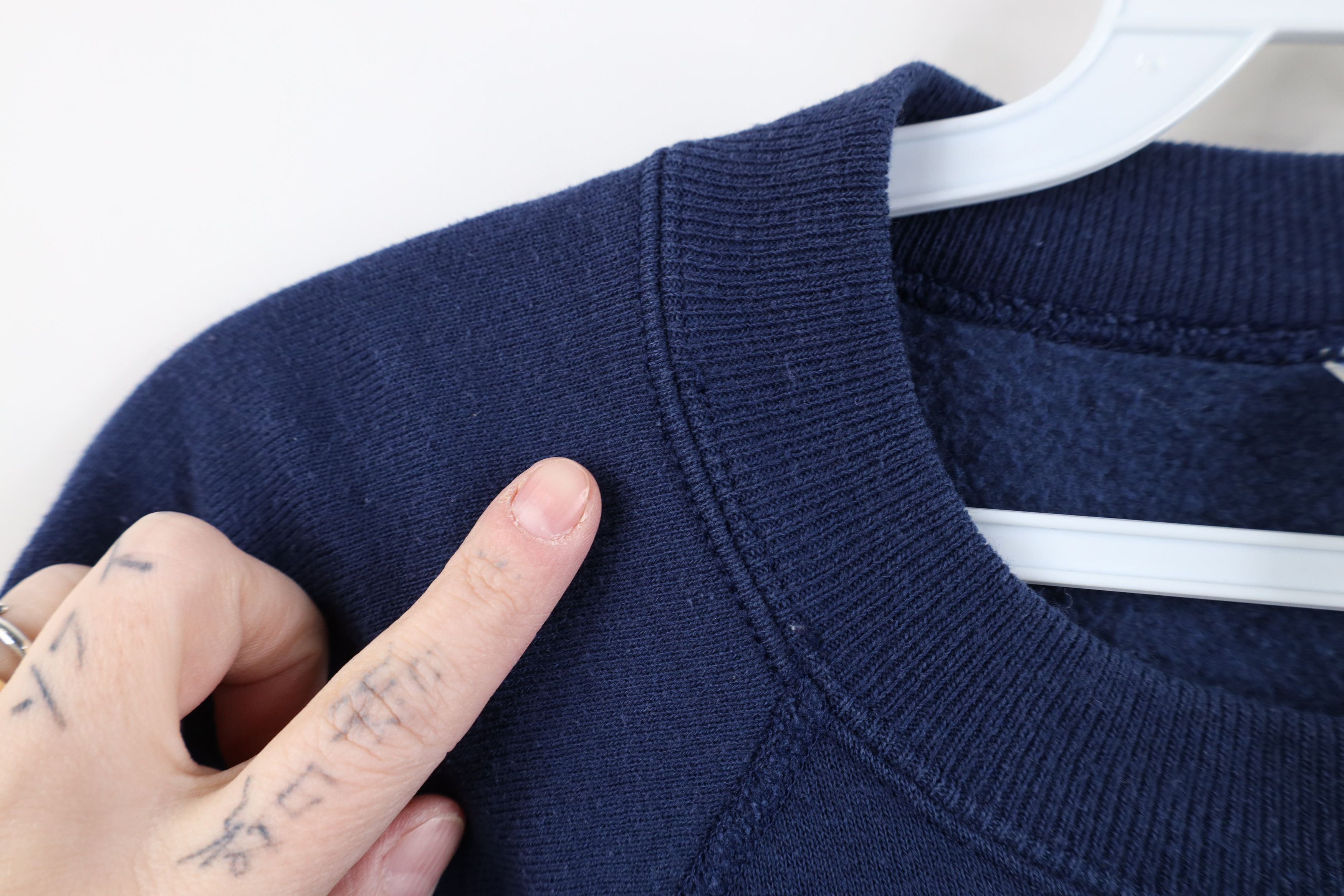 Vintage Vintage 80s 90s Streetwear Raglan Crewneck Sweatshirt USA Size US XXL / EU 58 / 5 - 5 Thumbnail