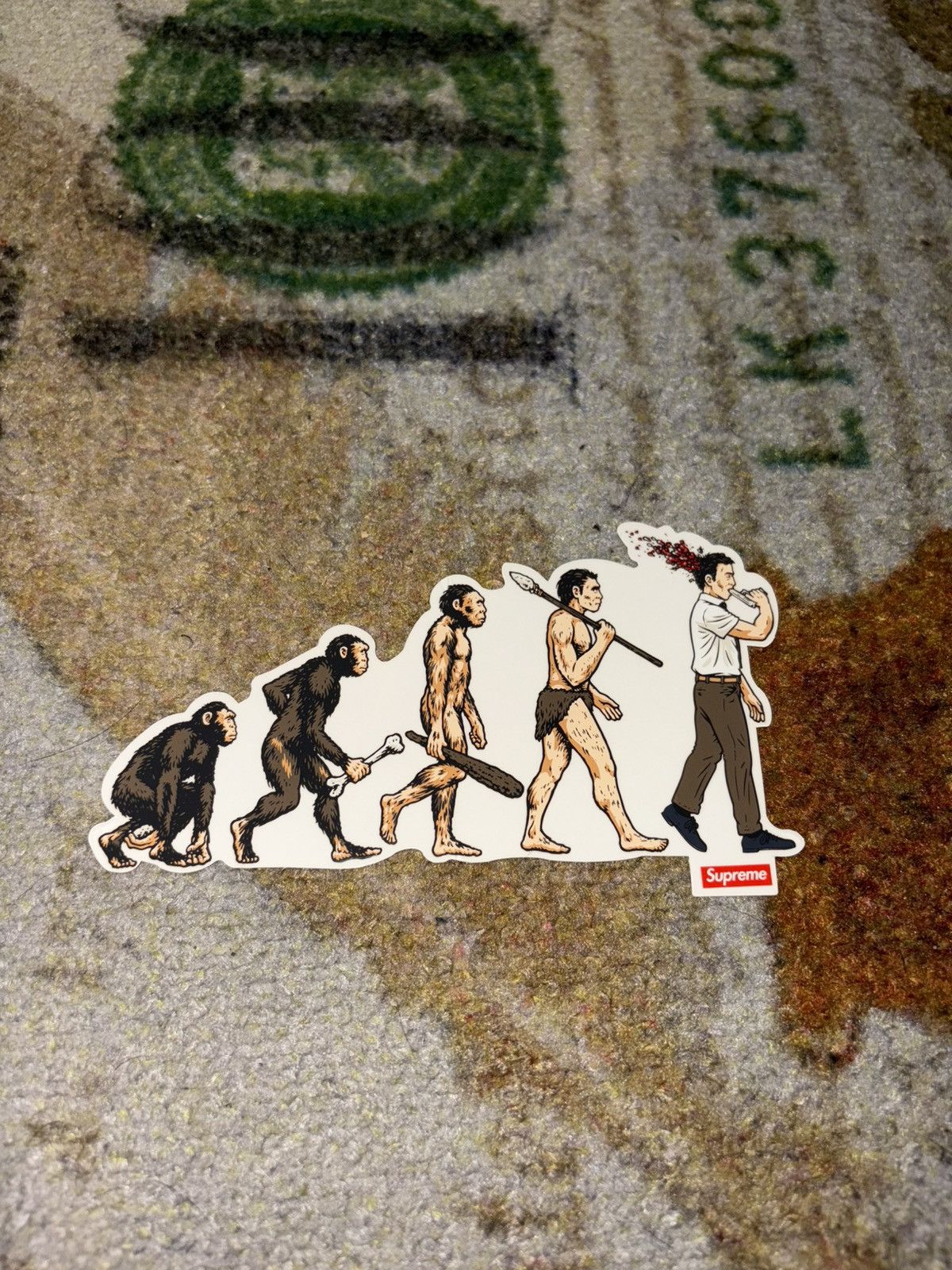 Supreme Supreme Evolution Caveman Sticker SS26 Size ONE SIZE - 1 Preview