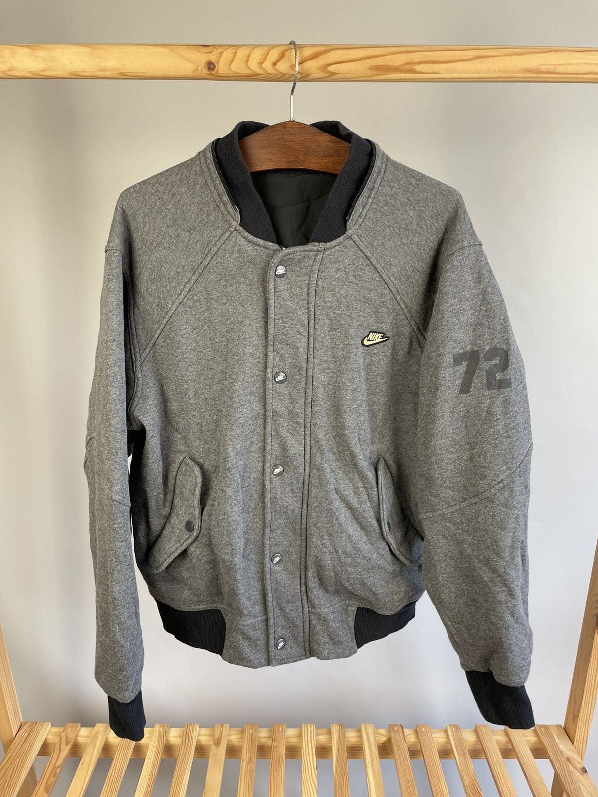 Nike Nike vintage reversible bomber jacket size M Size US M / EU 48-50 / 2 - 5 Thumbnail