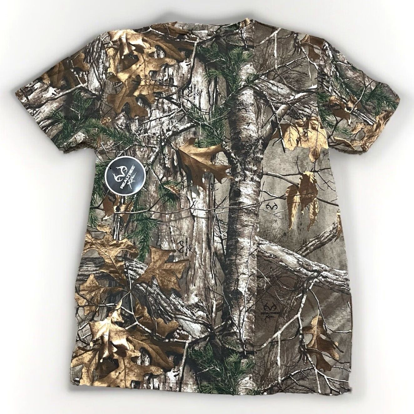 Realtree Realtree Camo Shirt Mens Large Short Sleeve Crew Neck Pullover Quick Dry Breathable Outdoor Hunting Fishing T-Shirt Logo Size US L / EU 52-54 / 3 - 2 Thumbnail