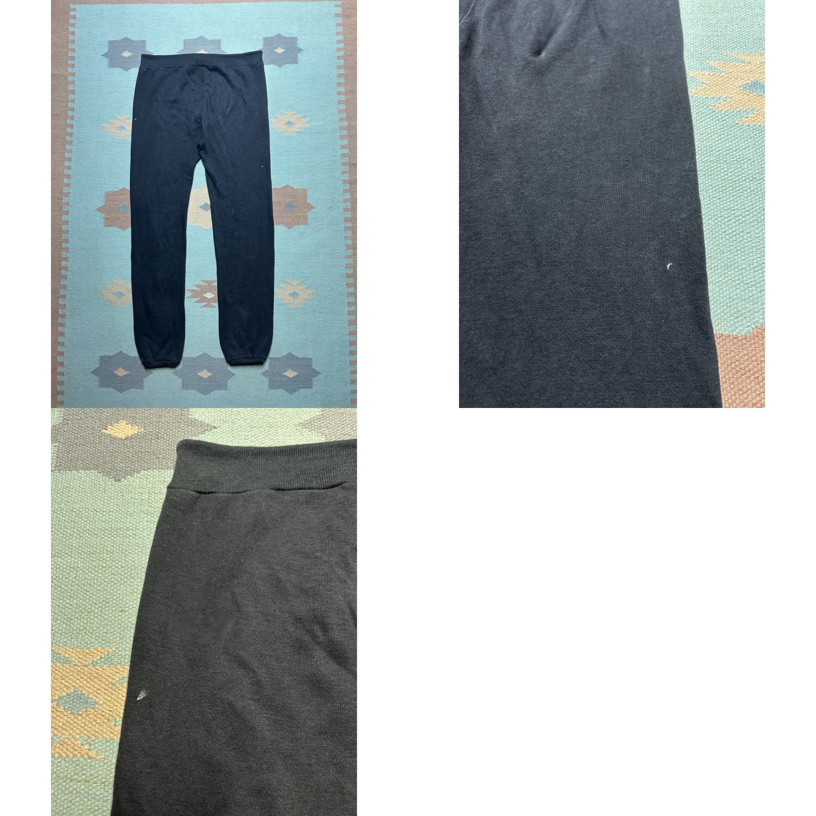 Vintage VINTAGE Sweatpants Pants Black XL Men’s 70s Grunge Goth Made in USA Track Gym Size US 36 / EU 52 - 8 Thumbnail