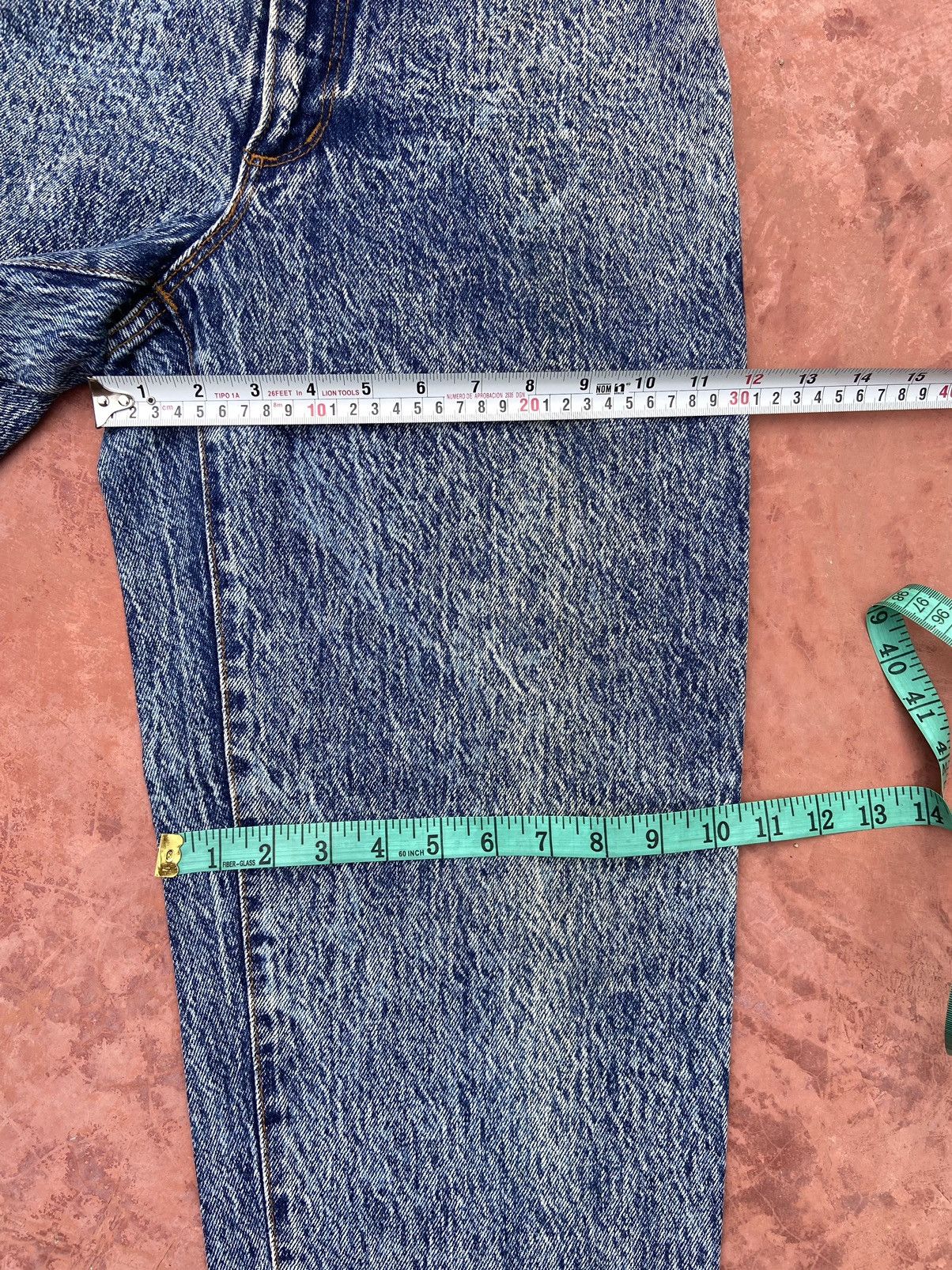Beauty Beast 🔥 Acid Wash Vintage 80s Vintage Wrangler Jeans Size US 28 / EU 44 - 11 Thumbnail