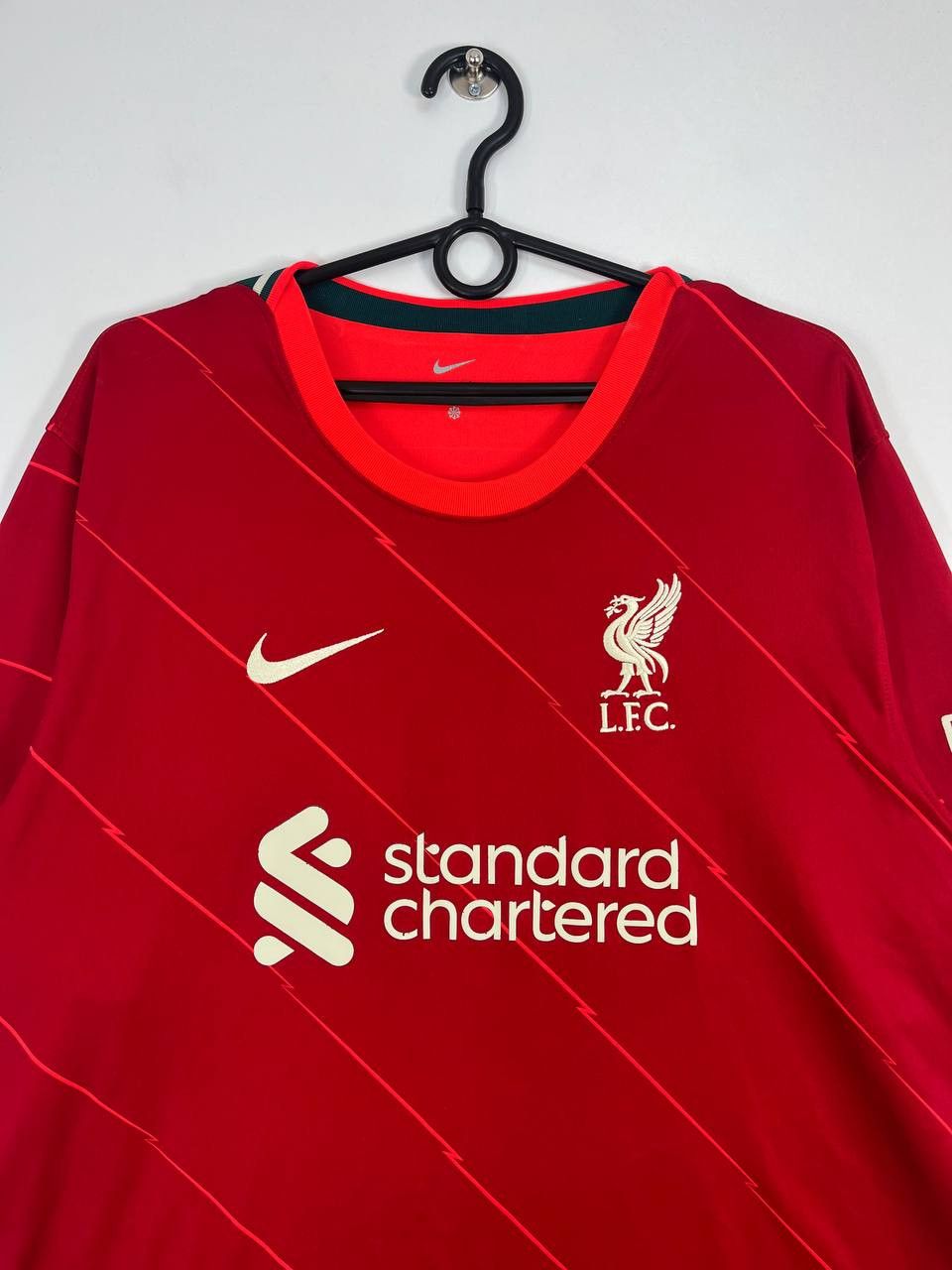 Nike Liverpool FC 2021/22 Home Shirt Football Soccer Nike 2XL Size US XXL / EU 58 / 5 - 2 Thumbnail