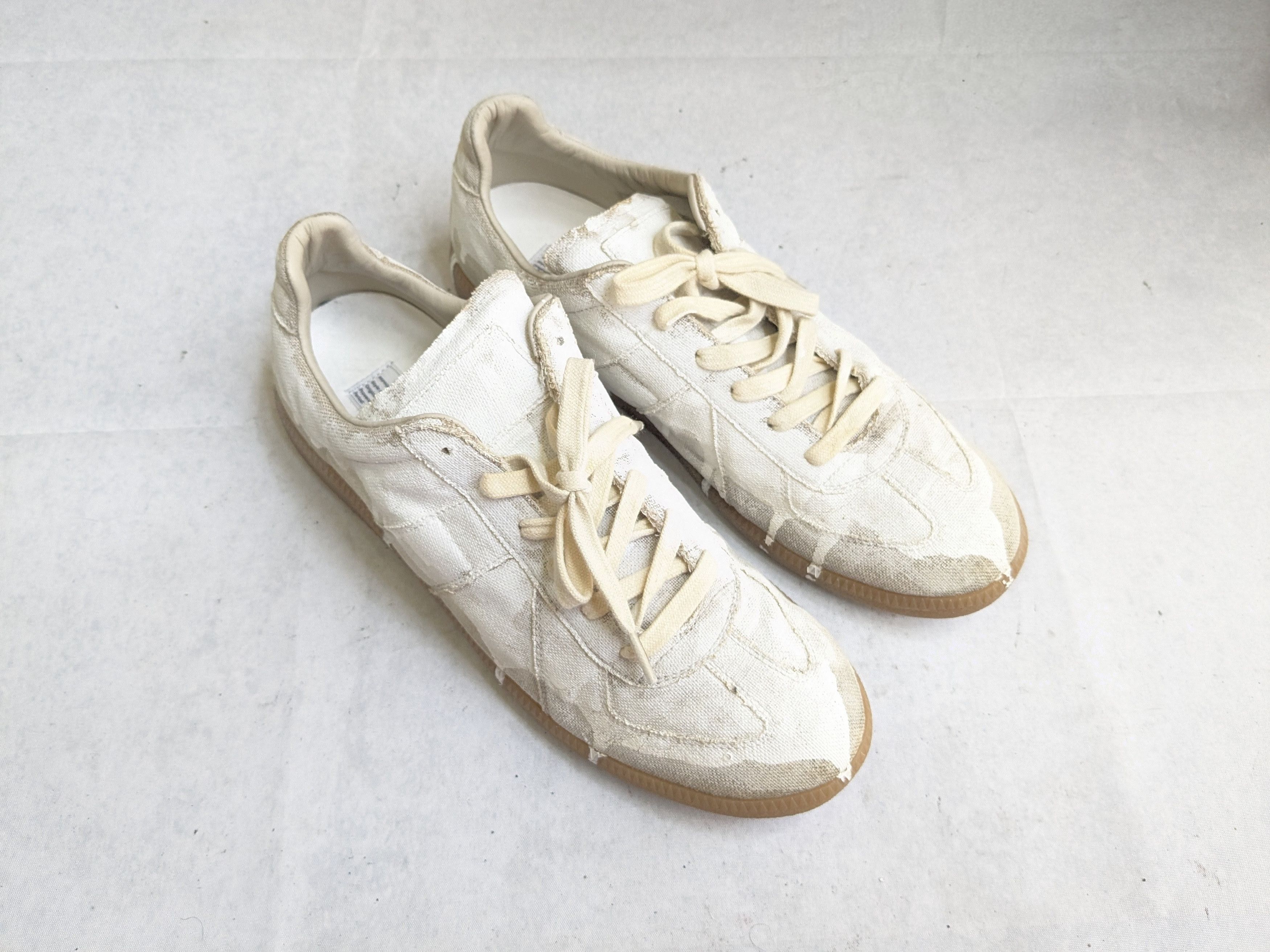 Maison Margiela Maison Margiela Replica GAT 11 44 Paint Splatter Canvas Size US 11 / EU 44 - 2 Thumbnail