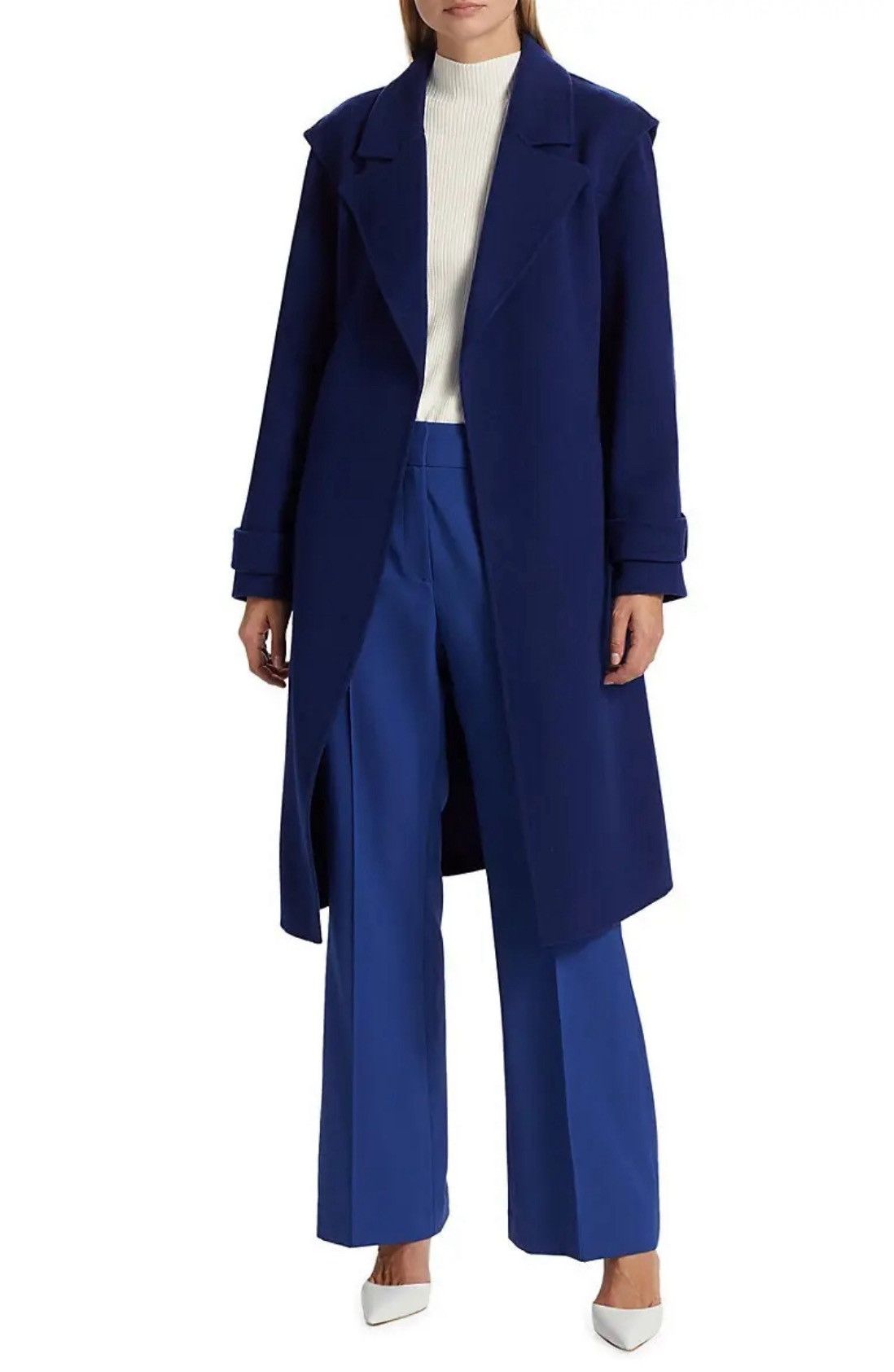 Elie Tahari ELIE TAHARI Wool-Blend Coat size XL Size XL / US 12-14 / IT 48-50 - 2 Thumbnail