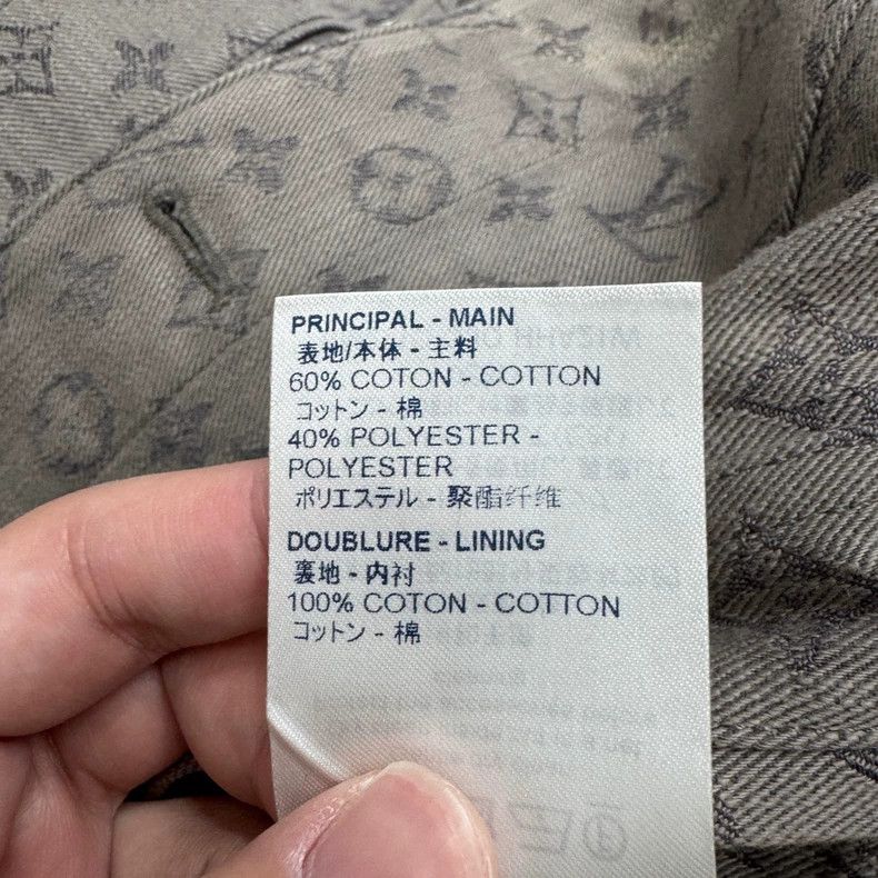 Louis Vuitton Louis Vuitton Gray full print presbyopia jacket Nextarrow-2 Size US L / EU 52-54 / 3 - 4 Thumbnail