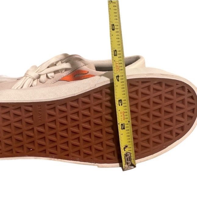 STRAYE Straye Logan Flame Cream Rainbow Sneaker Skate Shoe Unisex Size US 8 / EU 41 - 13 Thumbnail