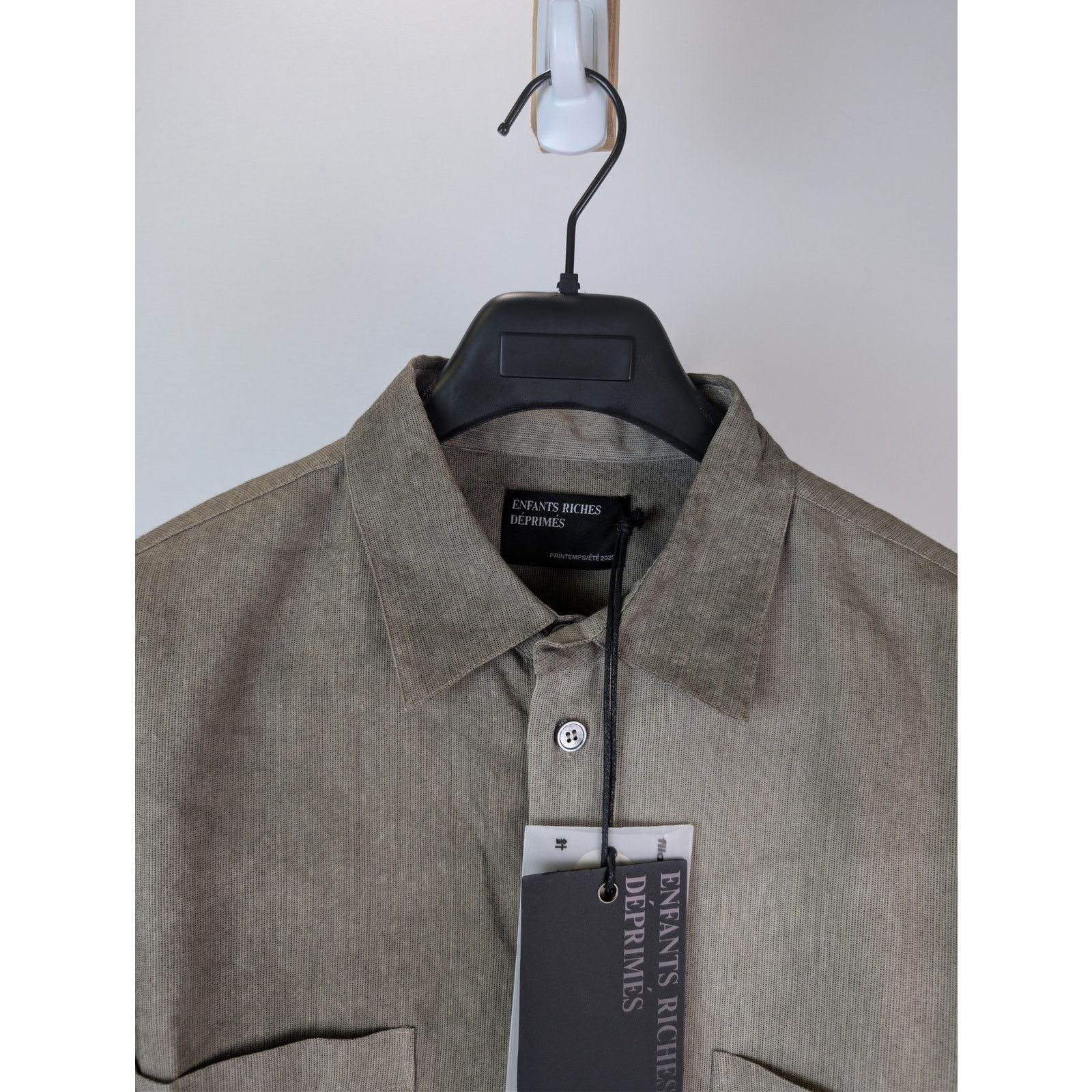 Enfants Riches Deprimes o1rshd1 Artist Button Down Shirt in Neutrals Size US XL / EU 56 / 4 - 8 Thumbnail