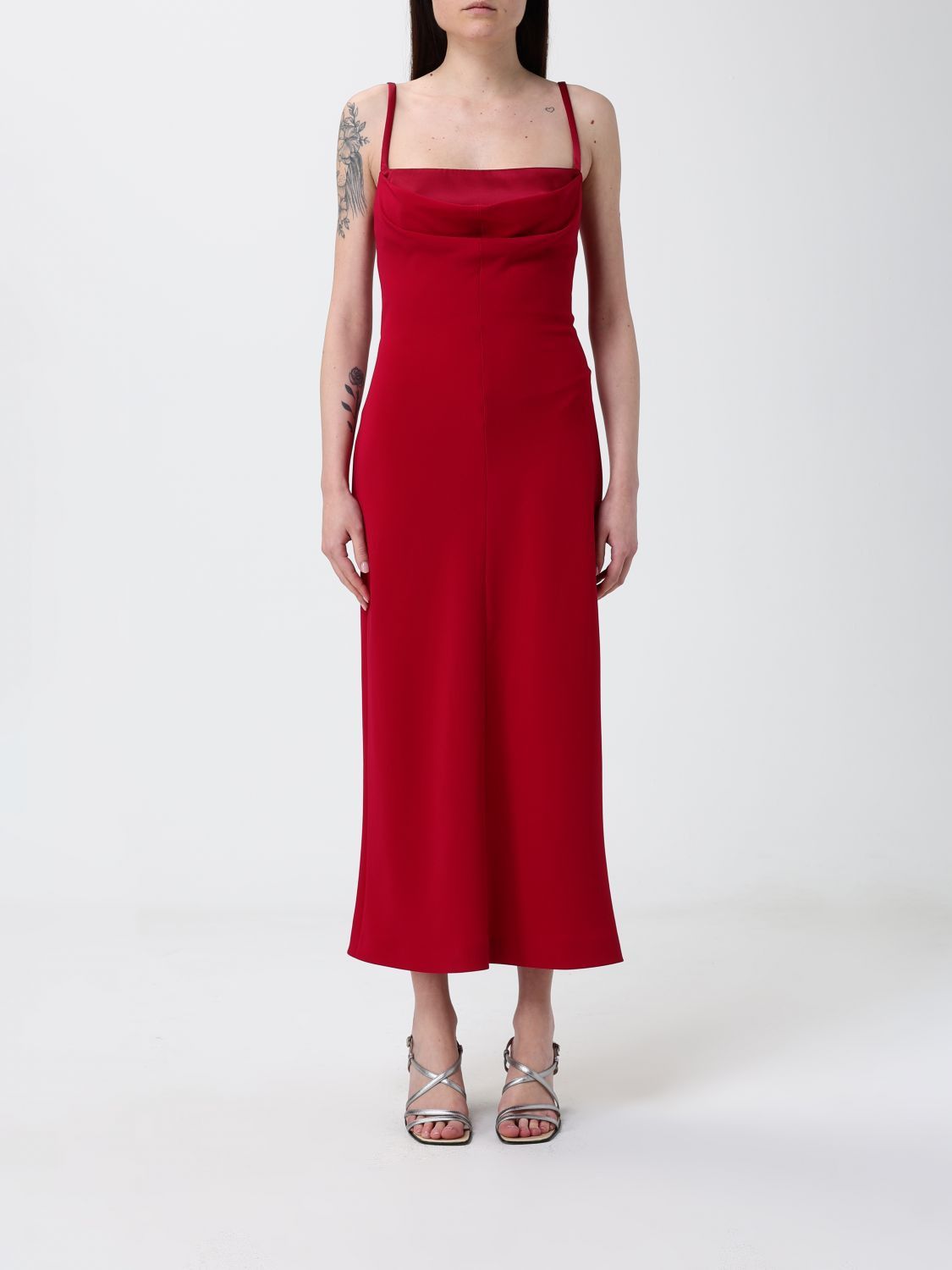 Max Mara Max Mara Dress Woman Geranium Size M / US 6-8 / IT 42-44 - 1 Thumbnail