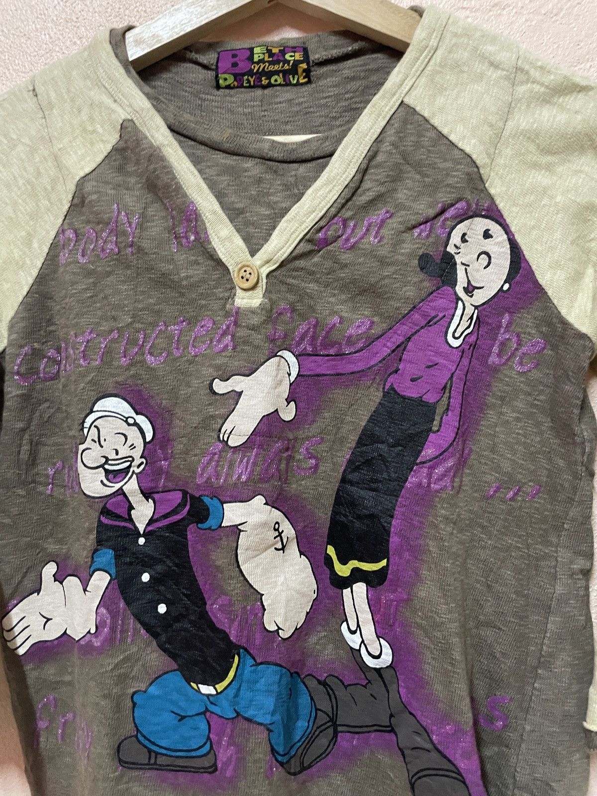 Cartoon Network × Vintage Vintage Popeye & Olive cartoon network Big Logo streetwear S Size US S / EU 44-46 / 1 - 4 Thumbnail