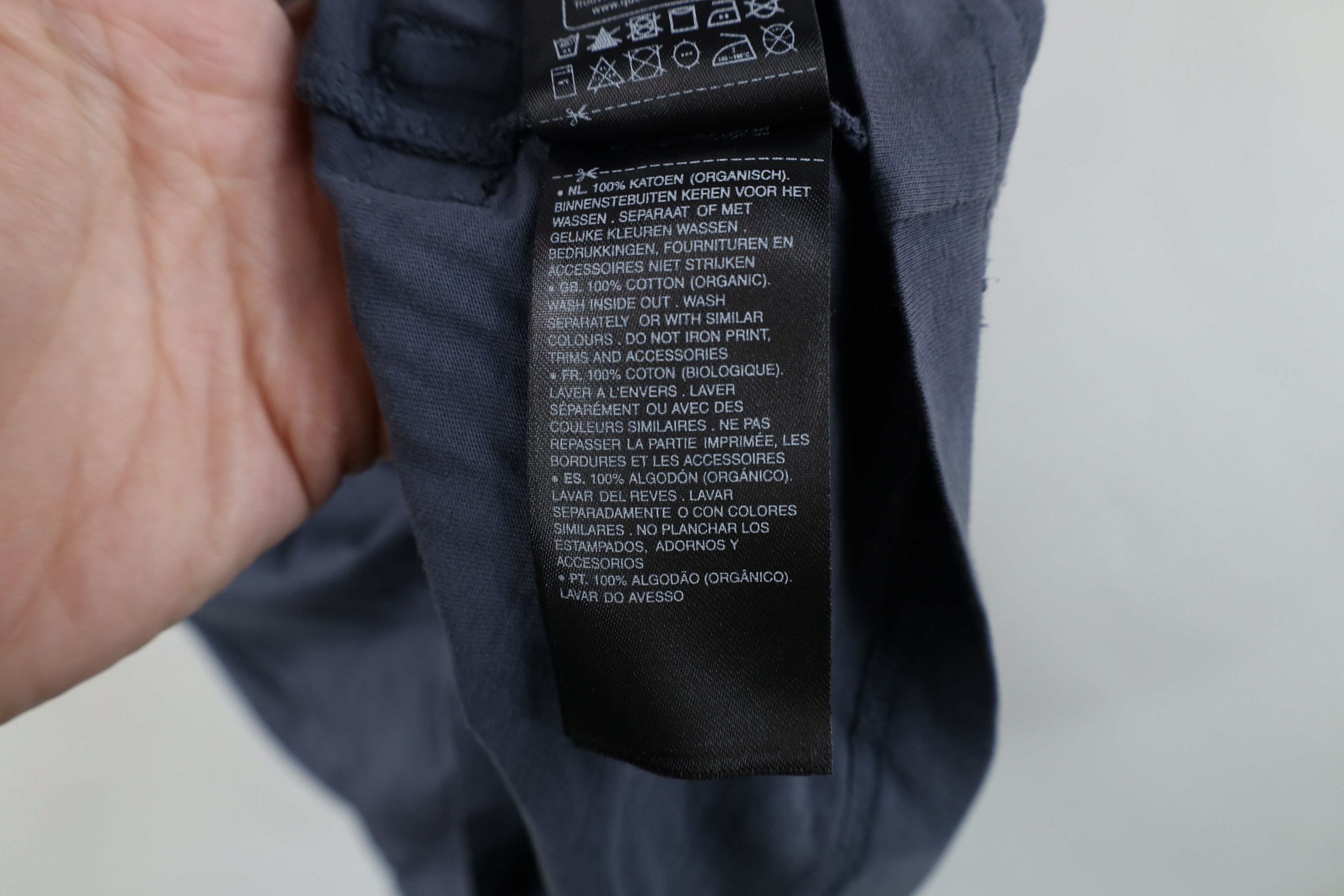 G-Star Deadstock G Star Raw Box Logo T-Shirt Steel Blue Cotton Size US XS / EU 42 / 0 - 11 Thumbnail