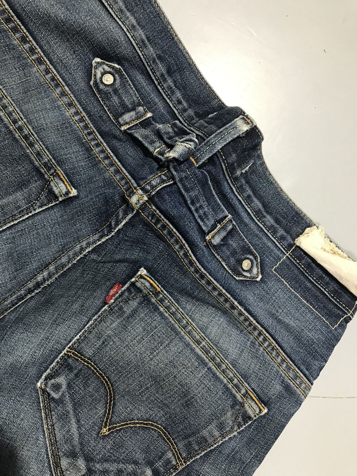 Levi's Vintage Levi’s 503 buckle belt denim Size US 32 / EU 48 - 11 Thumbnail