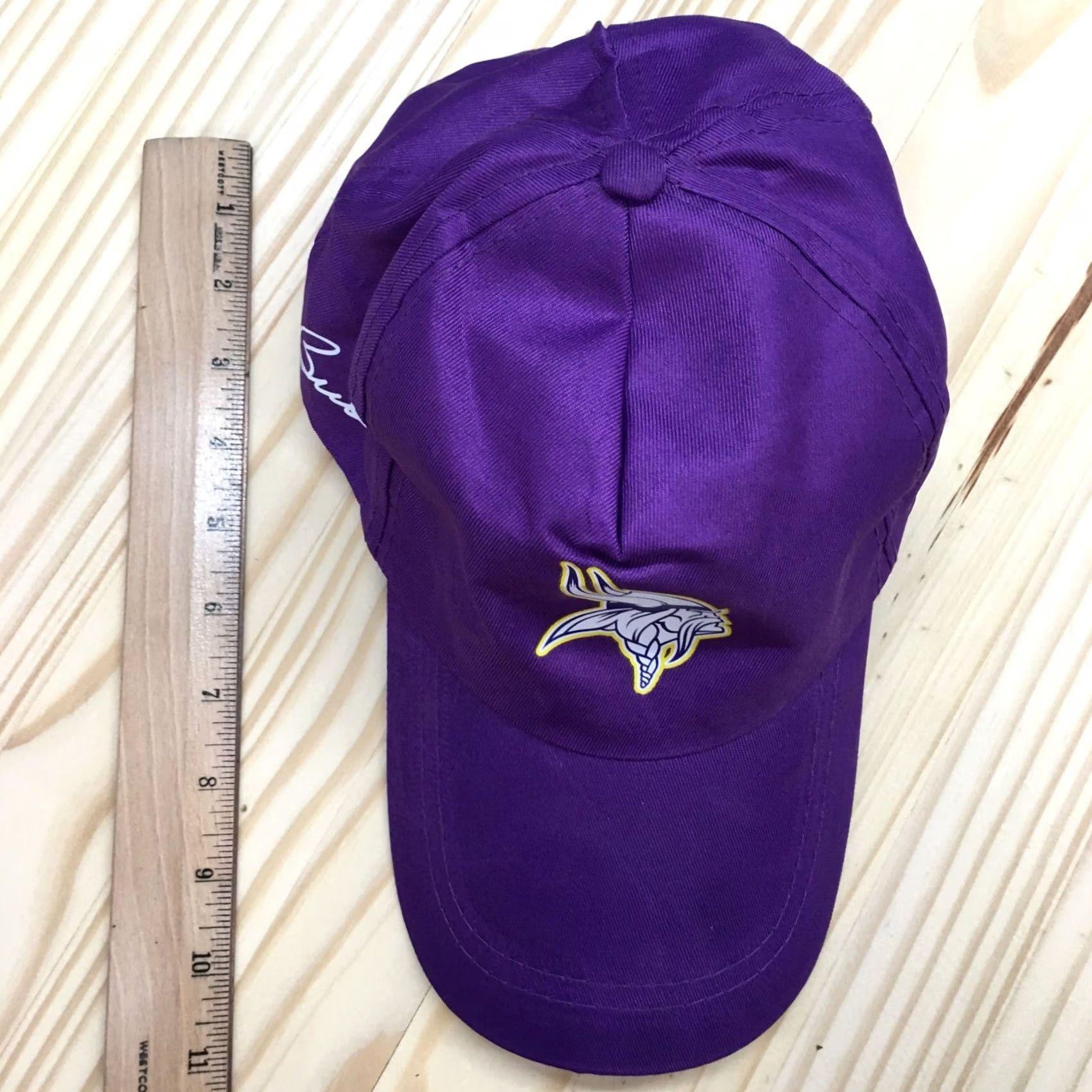 Vintage Minnesota Vikings Baseball Cap Mens Purple OS Curved Brim Embroidered Logo Size ONE SIZE - 4 Thumbnail