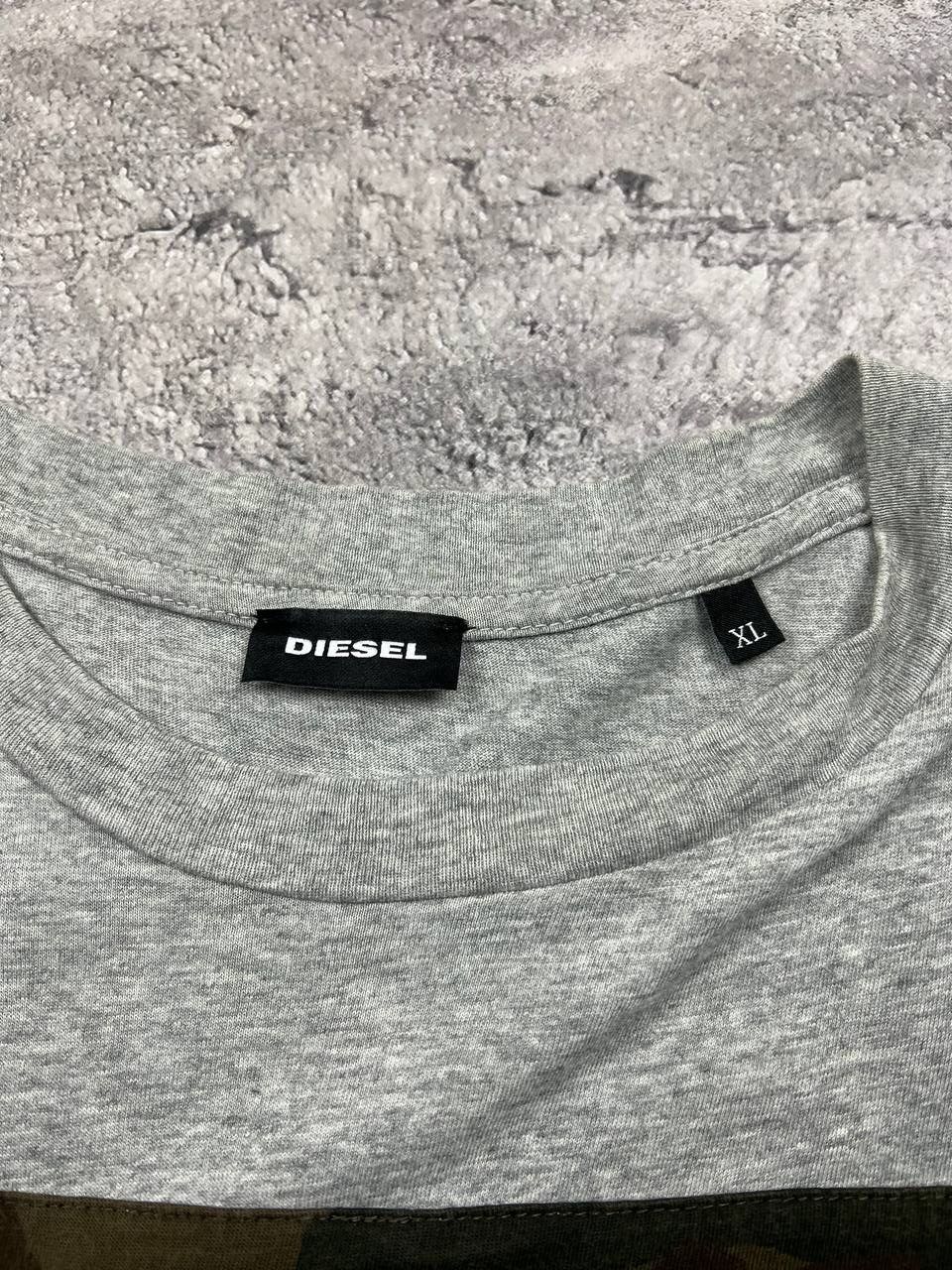 Diesel Vintage Diesel Tee Face Logo Y2K Streetwear T-Shirt Camo Size US XL / EU 56 / 4 - 7 Thumbnail