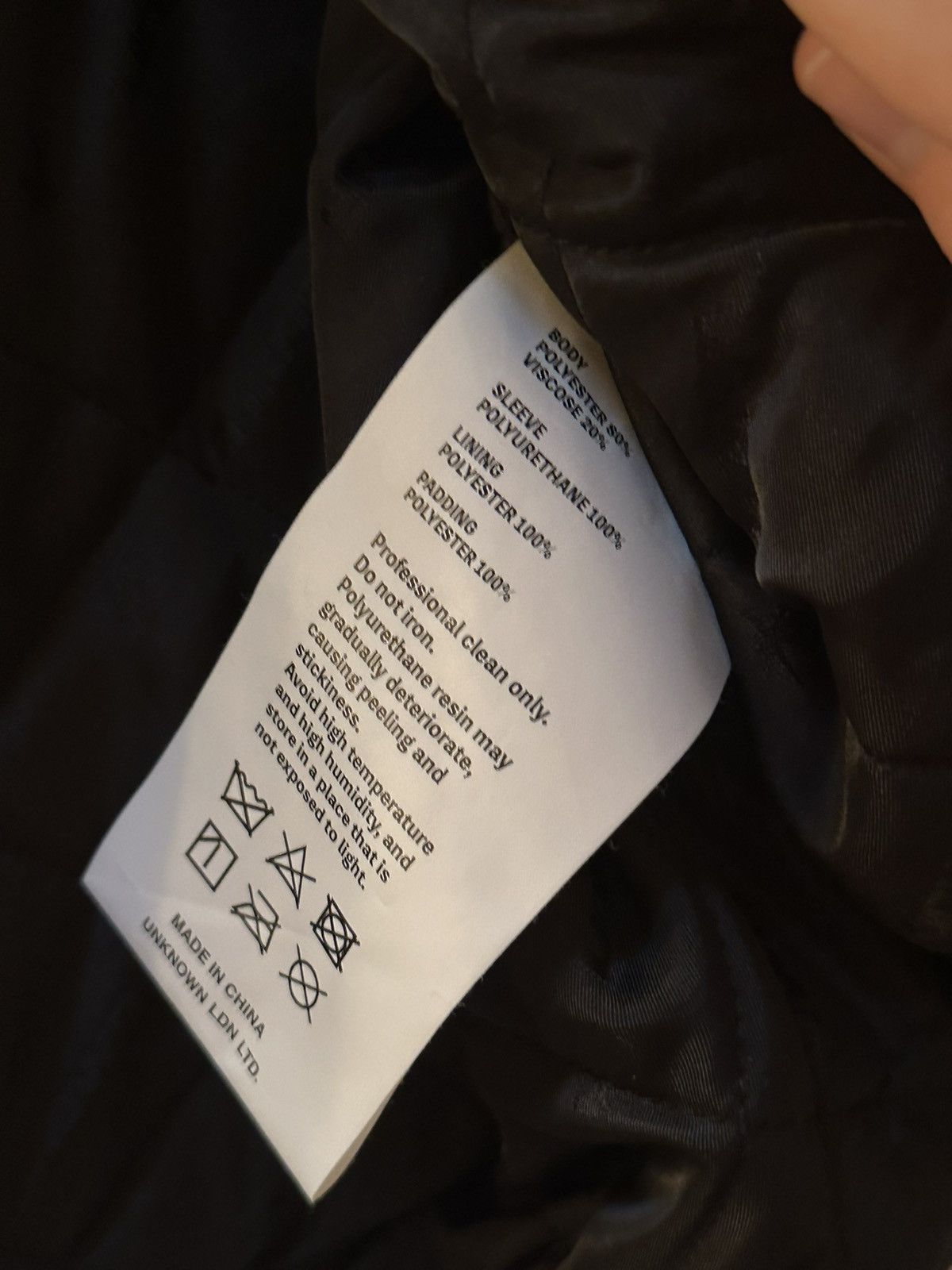 Unknown London UV Logo Team Jacket Size US XS / EU 42 / 0 - 15 Thumbnail