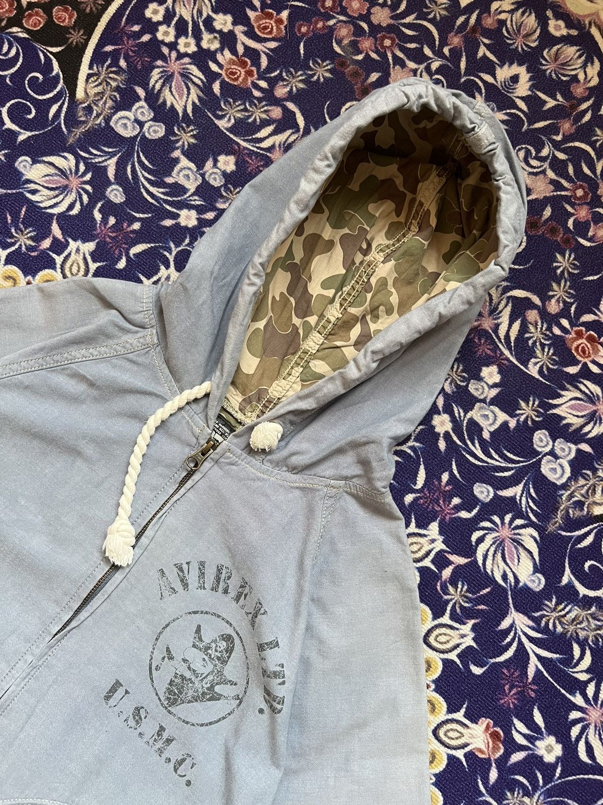 Avirex Camouflaged Avirex USMC Military Vintage Hooded Jacket Size US M / EU 48-50 / 2 - 8 Thumbnail