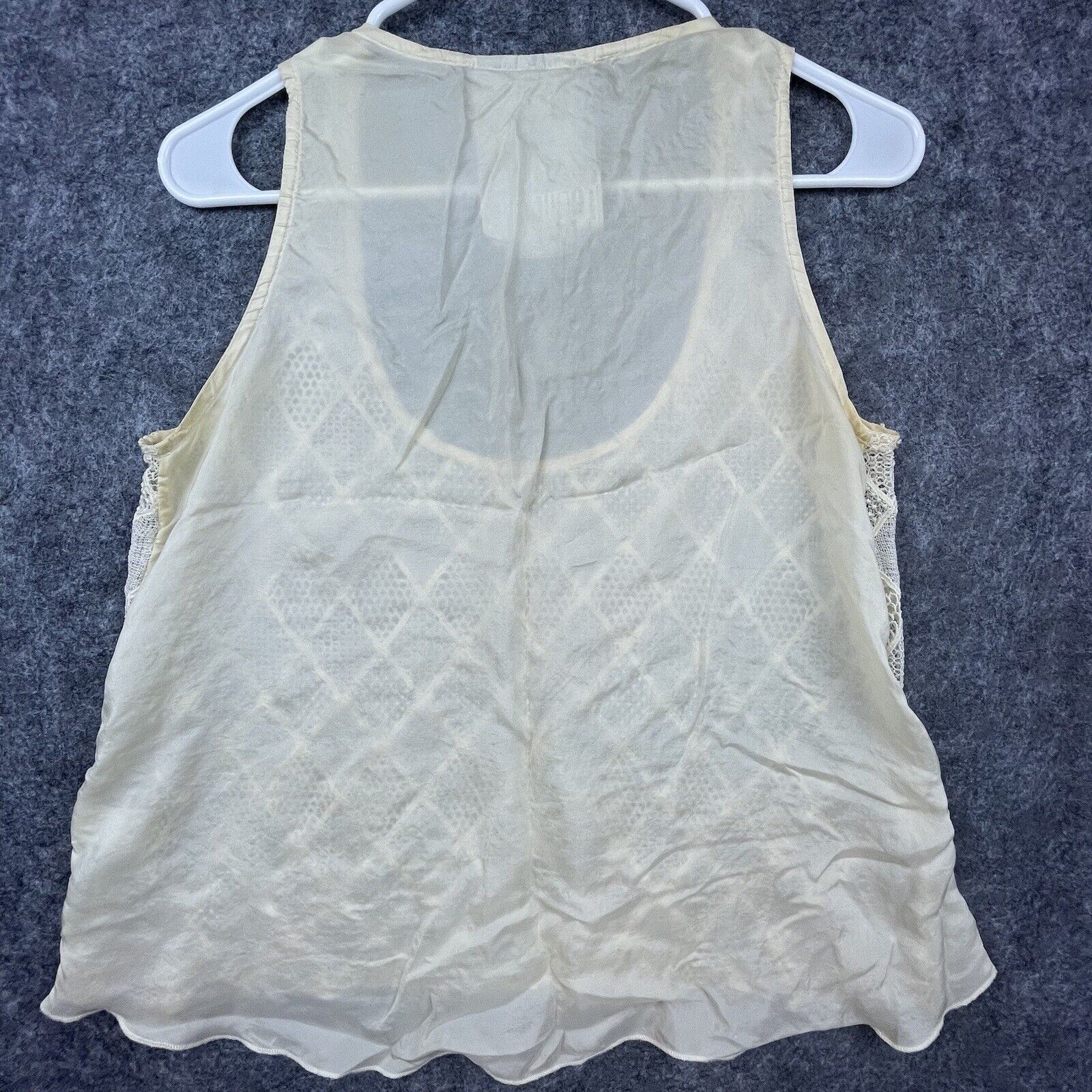 Young Fabulous & Broke Young Fabulous & Broke Top Womens Med Ivory Crochet Cottage Size M / US 6-8 / IT 42-44 - 2 Thumbnail