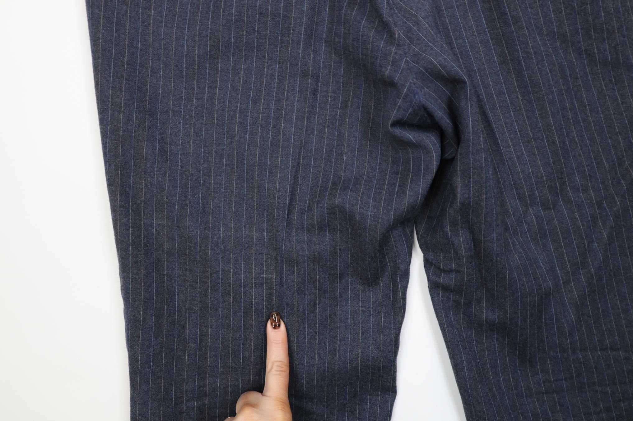 Vintage Vintage 70s Streetwear Wool Striped Wide Leg Chino Pants Size US 36 / EU 52 - 13 Thumbnail