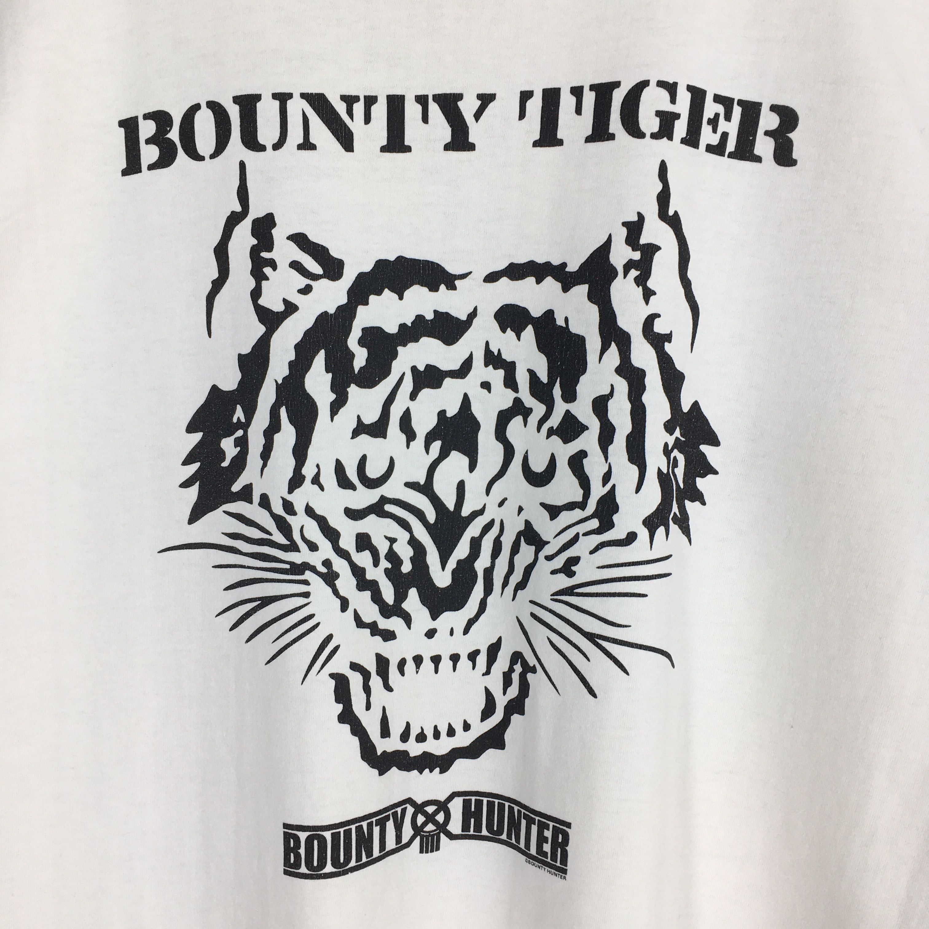 Bounty Hunter Vintage Bounty Hunter Japan Tiger Prints White T shirt Size US M / EU 48-50 / 2 - 7 Thumbnail