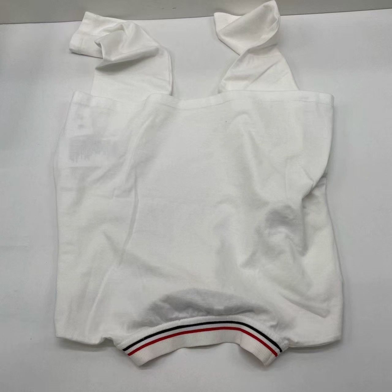 Miu Miu Miu Miu White Long Sleeve Crop Top Size XS / US 0-2 / IT 36-38 - 6 Thumbnail