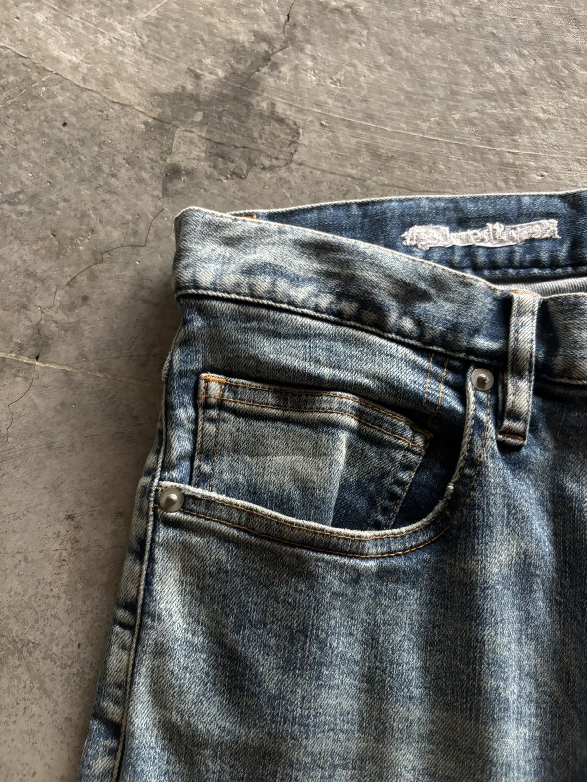 Japanese Brand KEEP SHOW LEGIT skinny slim japanese patchwork KAPITAL style Size US 31 - 8 Thumbnail