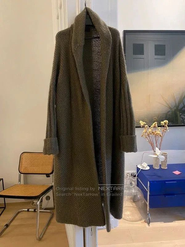 Haider Ackermann Sweater coat.
