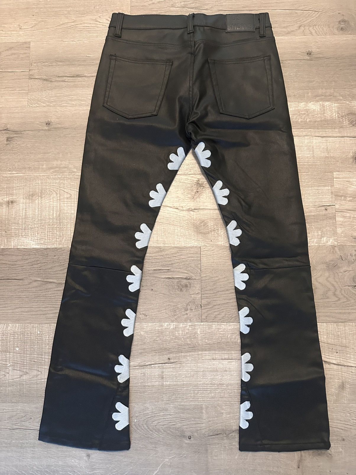 LOSTSHDWS LostShdws Drkshdws Leather Pants Frost Size US 32 / EU 48 - 2 Thumbnail