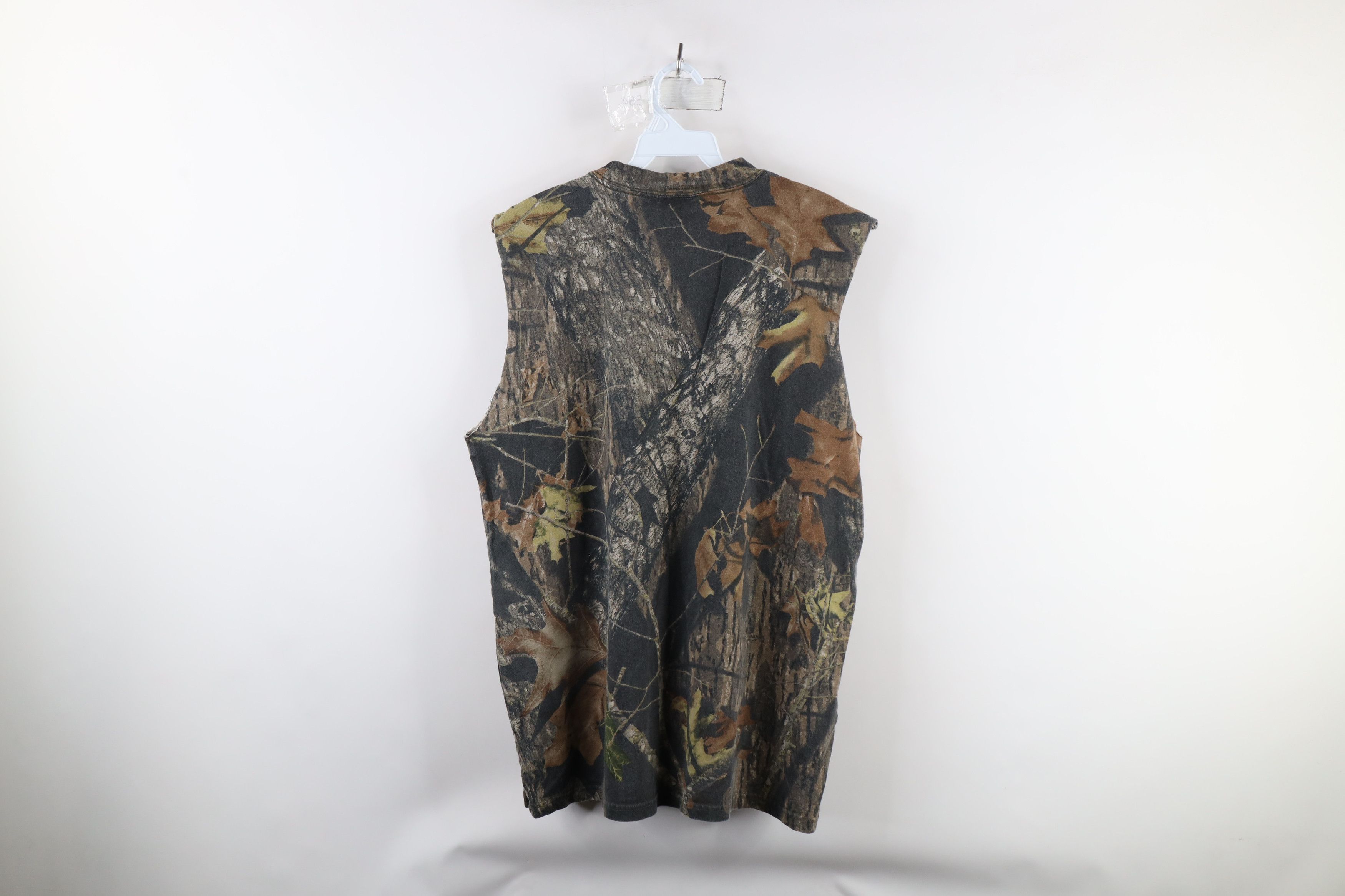 Vintage Vintage Streetwear Oak Camouflage Cut Off Pocket T-Shirt Size US M / EU 48-50 / 2 - 9 Thumbnail