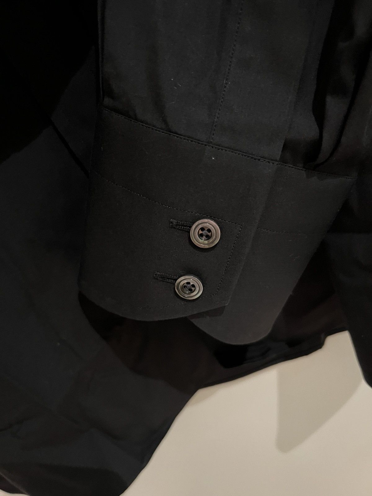 Tom Ford TOM FORD Black Dress Shirt Size 17 43 Long Sleeves Cotton Size US L / EU 52-54 / 3 - 5 Thumbnail