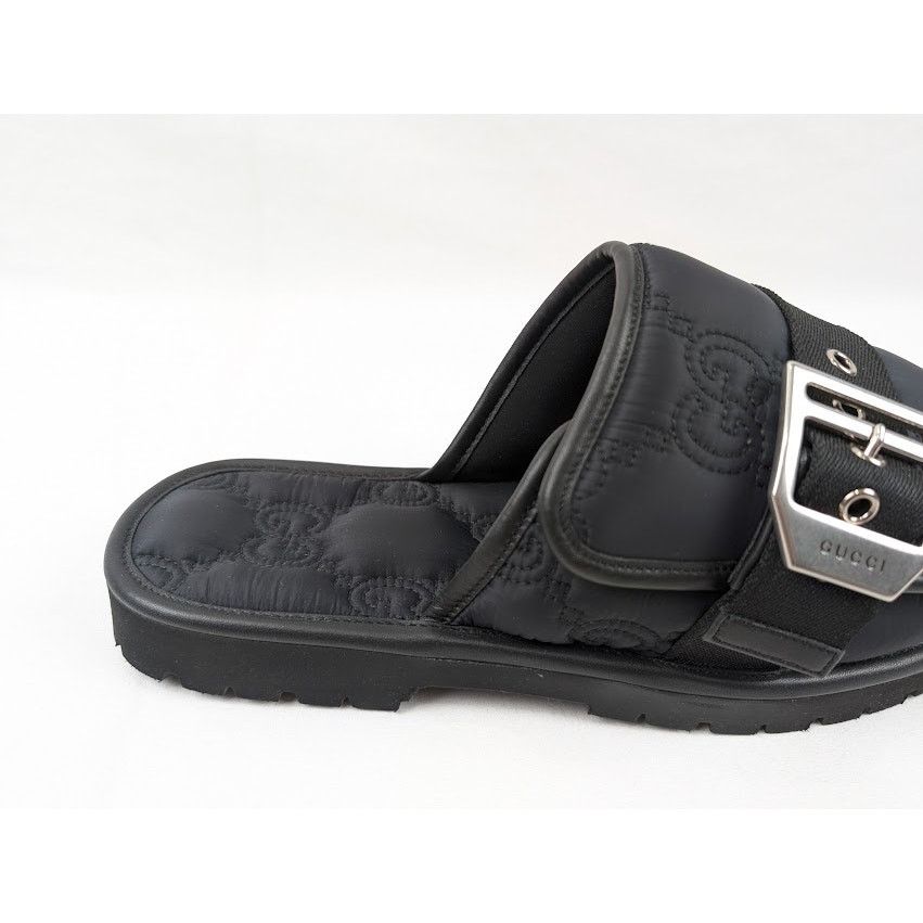Gucci o1rshd1 Cubic Rubber Slides in Black Size US 8.5 / EU 41-42 - 4 Thumbnail
