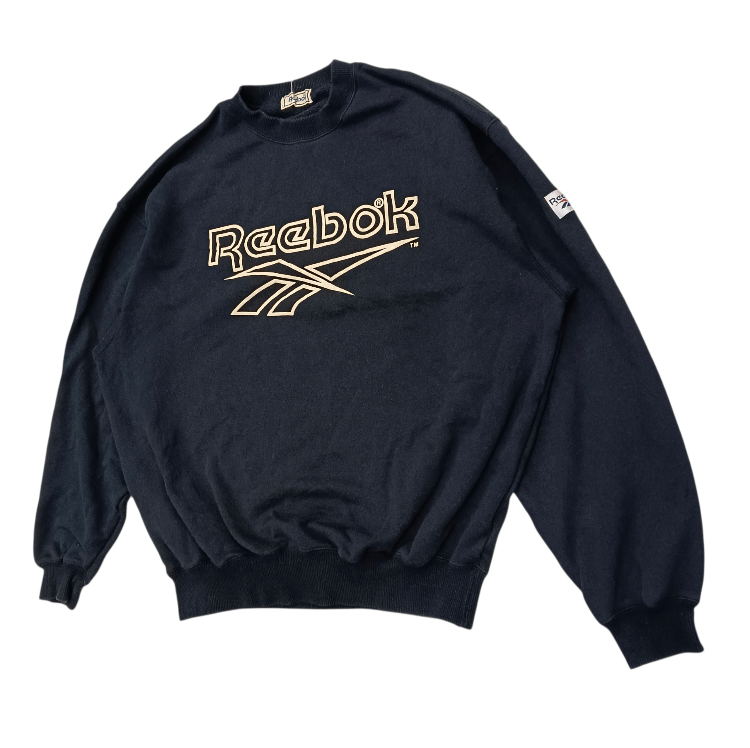 Reebok Vintage 90s Reebok Spellout Sweatshirt Size US L / EU 52-54 / 3 - 2 Thumbnail