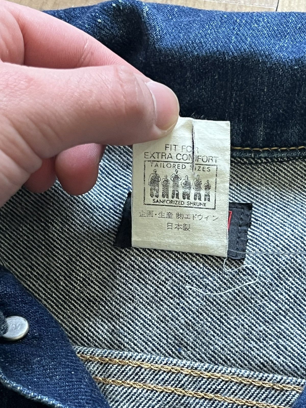 Lee Lee sanforized denim jacket vintage 90s cropped Japan style Size US M / EU 48-50 / 2 - 3 Thumbnail