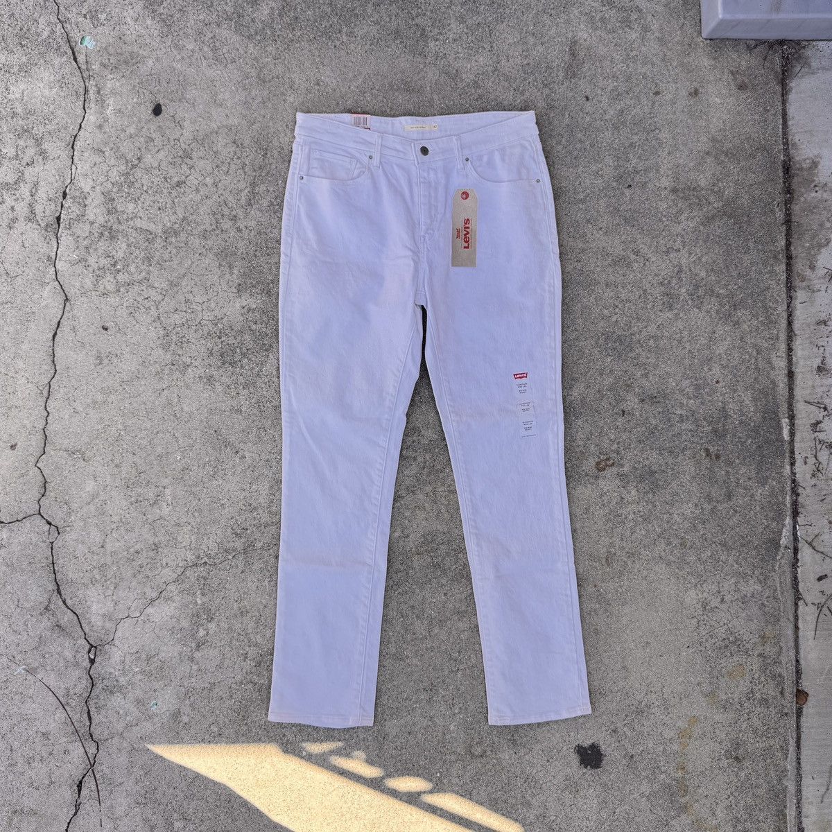 Levi's Levi’s 501 Original Fit – Crisp White Denim, Brand New Size 32" / US 10 / IT 46 - 1 Thumbnail