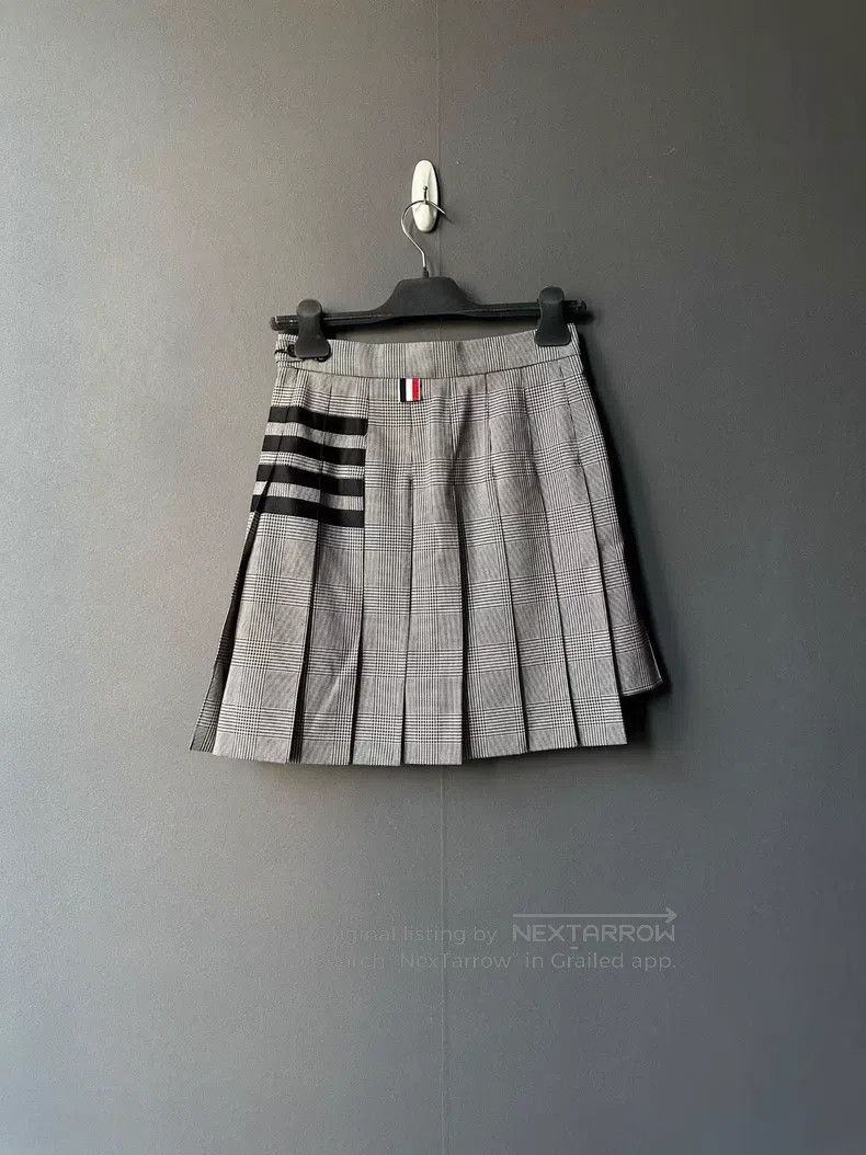 Thom Browne Thom Browne Houndstooth Pleated Skirt Size 25" / US 0 / IT 36 - 2 Thumbnail