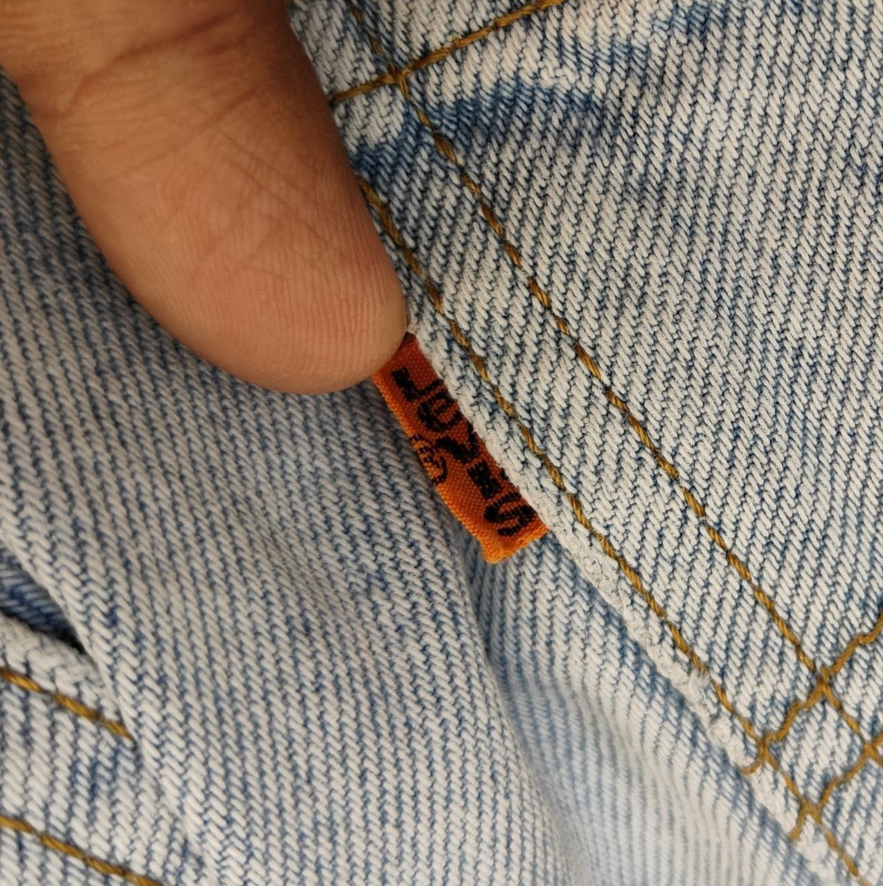 Levi's 90s Vintage Levi's 613 Orange Tab Denim Size US 31 - 6 Thumbnail