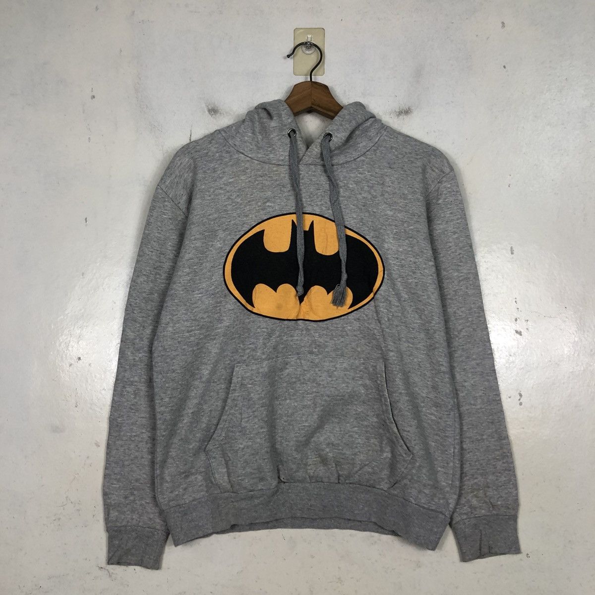 Japanese Brand 📌Vintage Hoodie Pull Over Batman Big Logo Size US M / EU 48-50 / 2 - 13 Thumbnail
