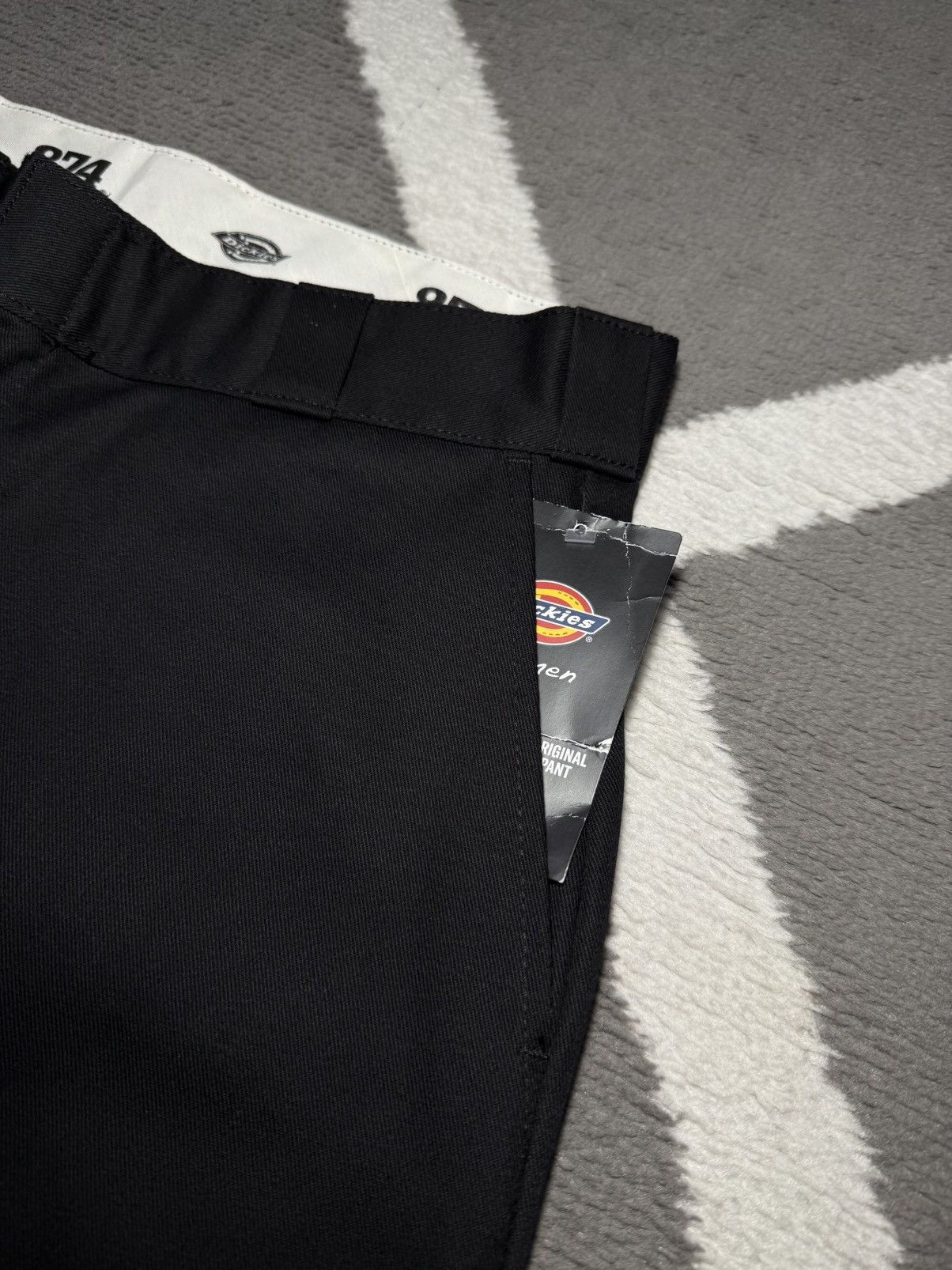 Dickies × Vintage Dickies Icons 874 Original Fit Women Straight Pants Black Size 27" / US 4 / IT 40 - 10 Thumbnail