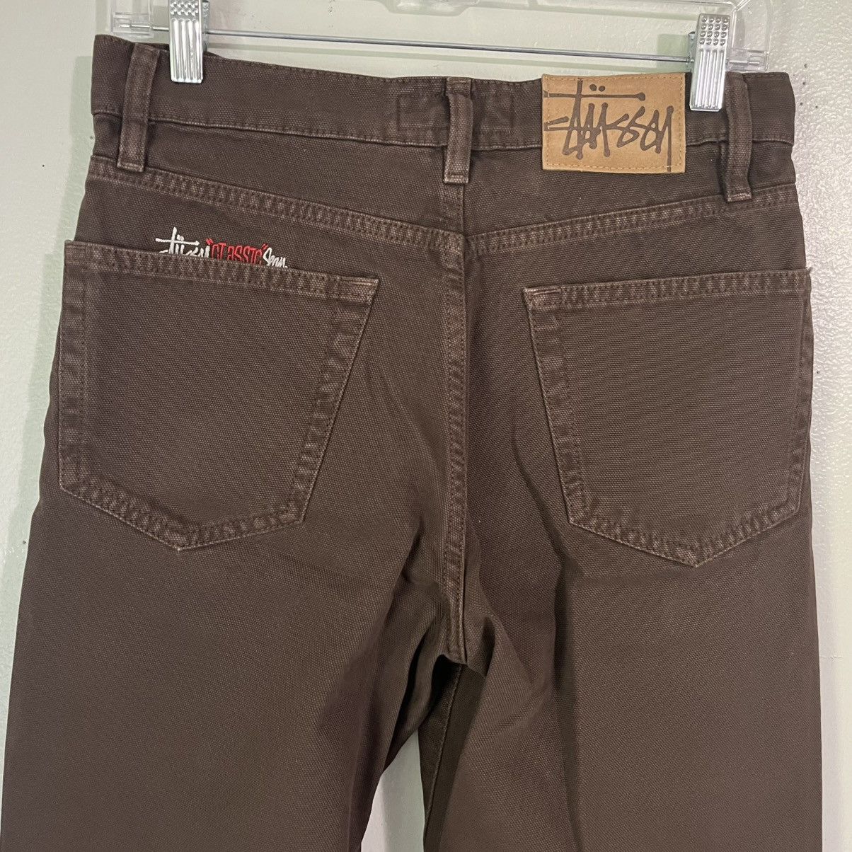 Stussy Classic Jean Washed Canvas Denim Size US 28 / EU 44 - 5 Thumbnail