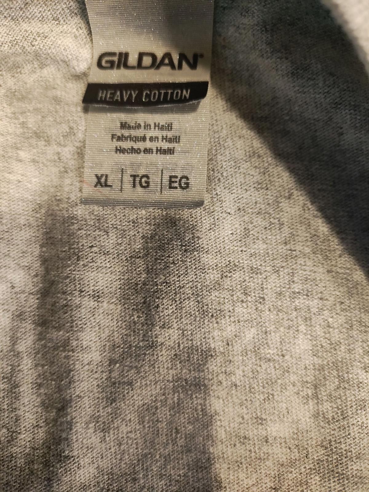 Unknown London Gray 'Love My Country' Graphic T-Shirt Size M / US 6-8 / IT 42-44 - 4 Thumbnail